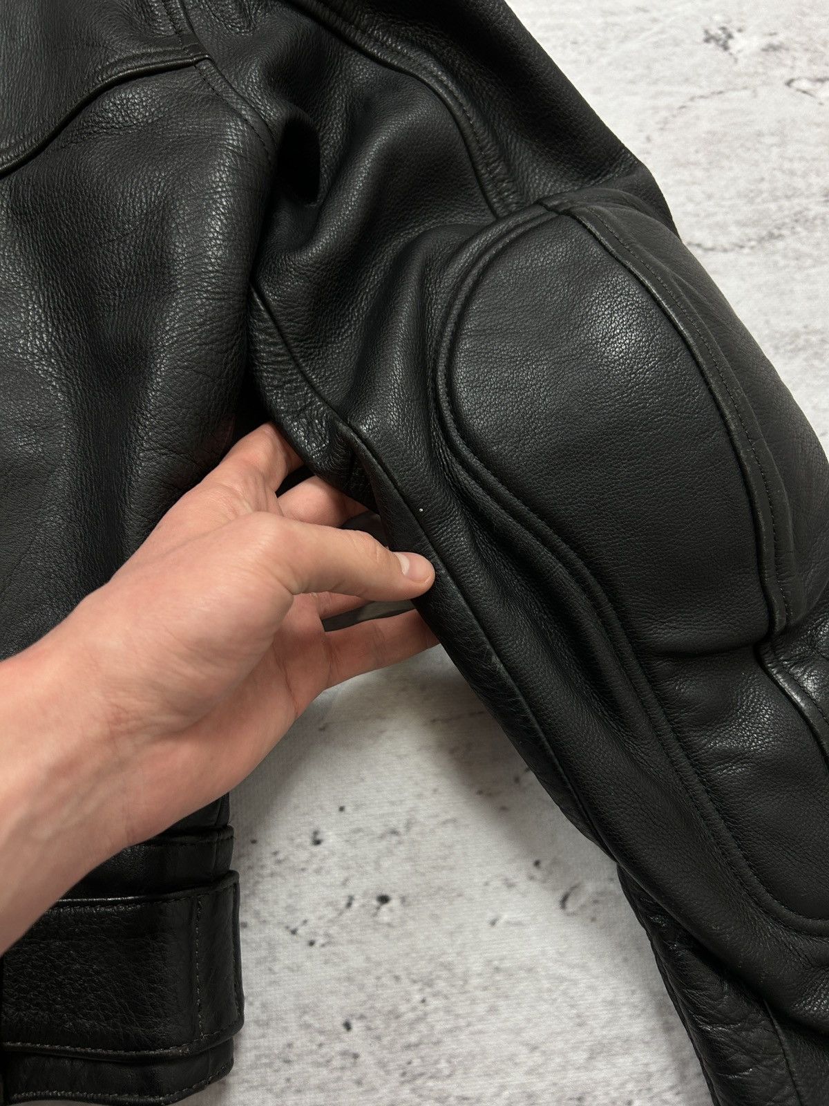 🔥VINTAGE MQP RACING MOTO LEATHER JACKET 90s🔥