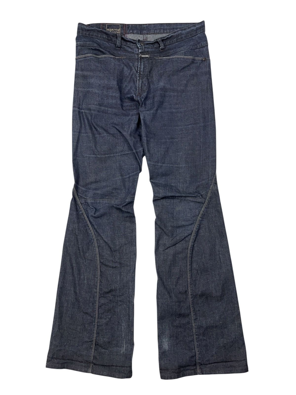 Marithe + Francois Girbaud Vintage 90s Marithe Fracois Gibraud Jeans Flared Bootcut MFG Size US 32 / EU 48 - 1 Thumbnail