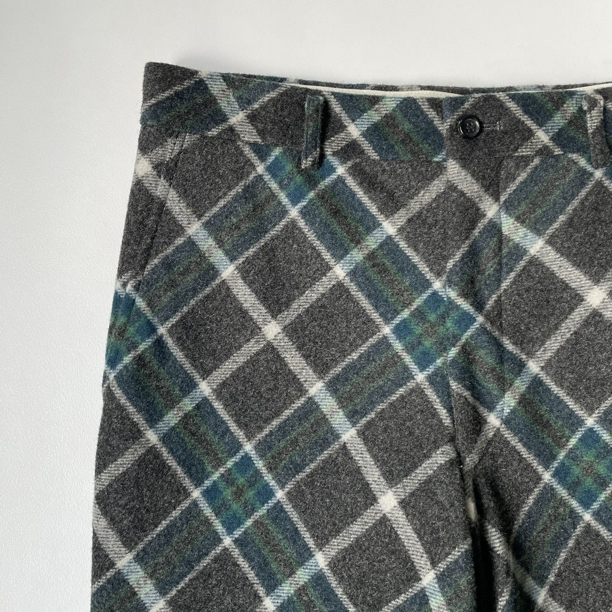 Comme des Garcons Homme Plus A/W 06 Plaid Check Wool Trousers Size US 32 / EU 48 - 3 Thumbnail