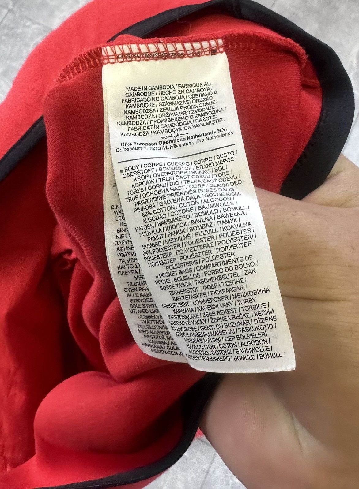 Vintage Nike Tech Fleece Ninja Red Hoodie Size US M / EU 48-50 / 2 - 8 Thumbnail