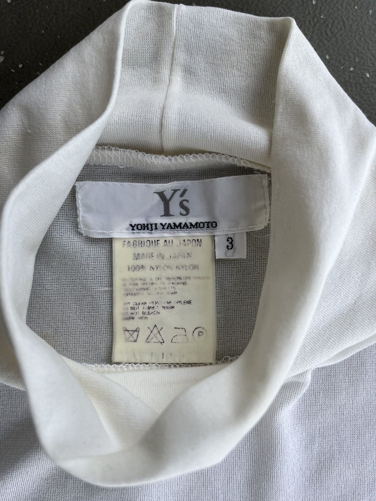 Yohji Yamamoto Y's high neck top Size XS / US 0-2 / IT 36-38 - 2 Thumbnail