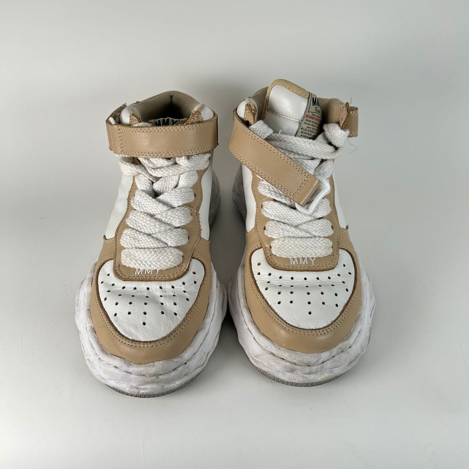 Mki Miyuki Zoku MMY Khaki/White High Tops Size 42 Size US 9 / EU 42 - 2 Thumbnail