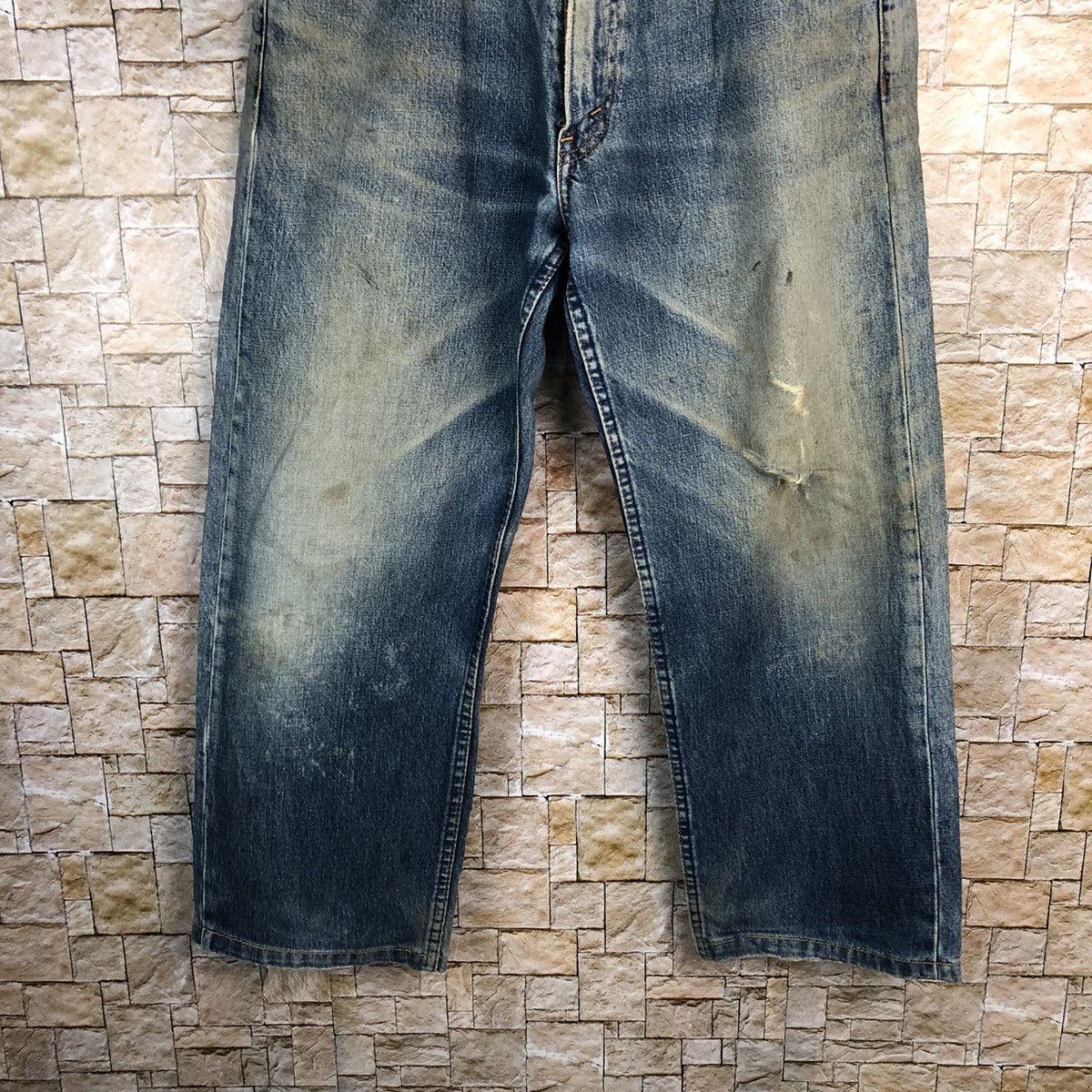 Levi's 503 Levis Blue faded Denim Pants #7572 Size US 34 / EU 50 - 3 Thumbnail
