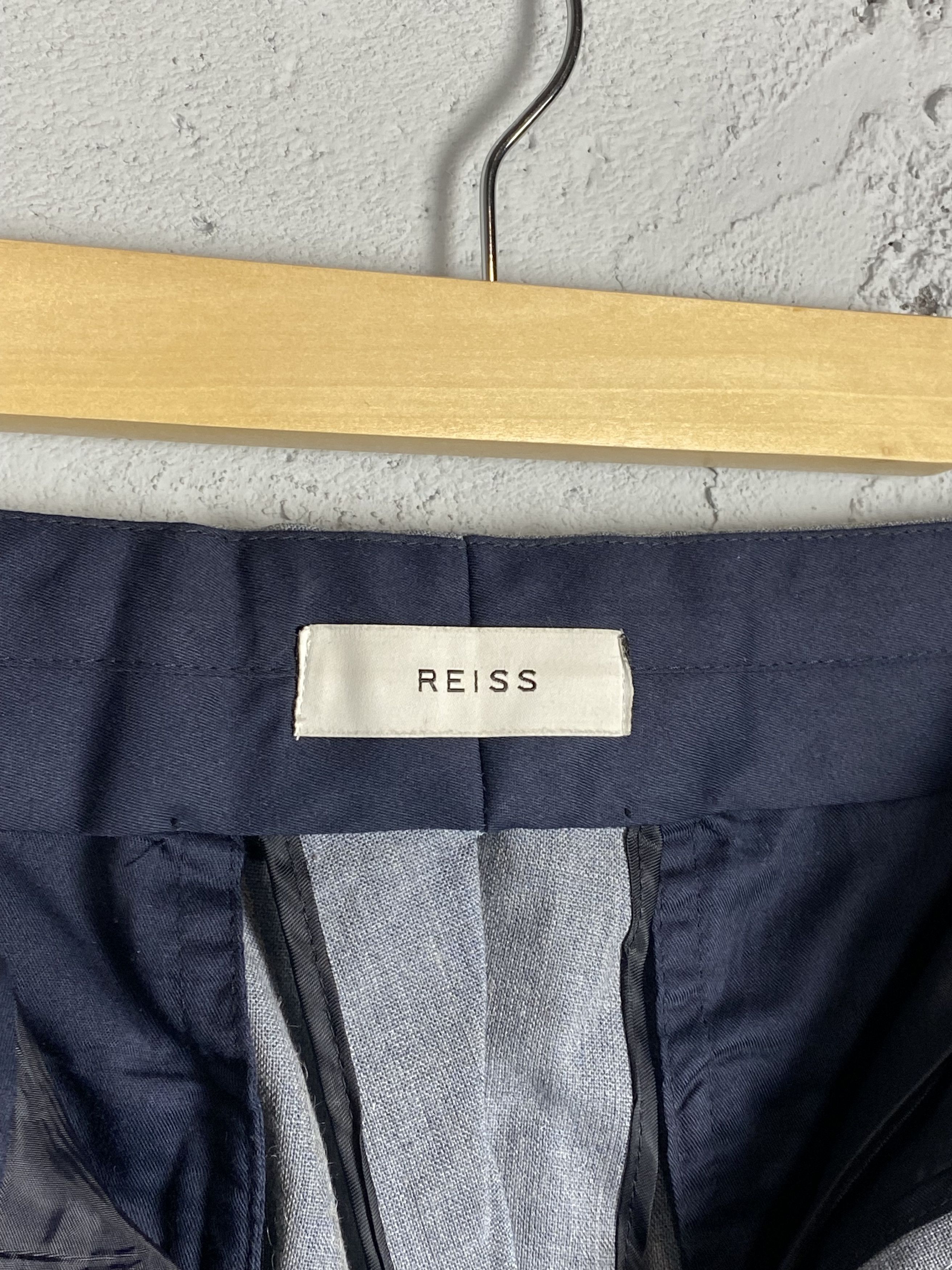 Reiss Reiss Wool Light Blue Suit (Untailored!) Size 34R - 17 Thumbnail