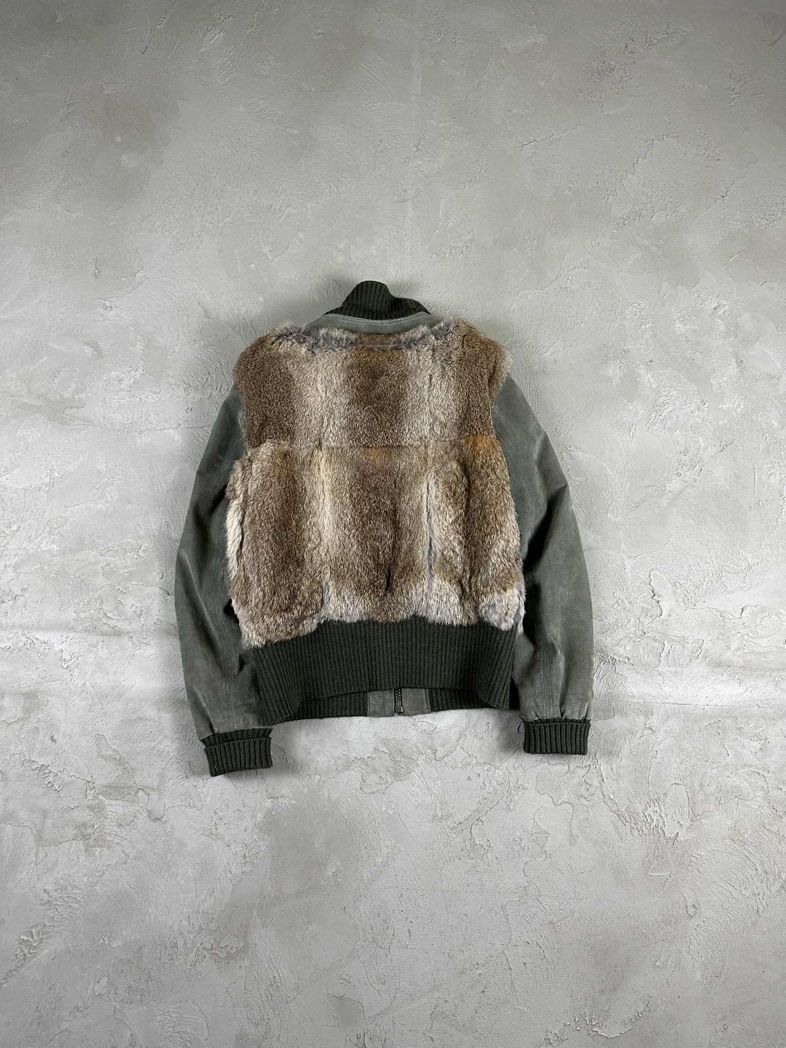 Mustang Vintage Mustang Y2k Real Fur Leather Boxy Bomber Jacket 00s Size M / US 6-8 / IT 42-44 - 9 Thumbnail