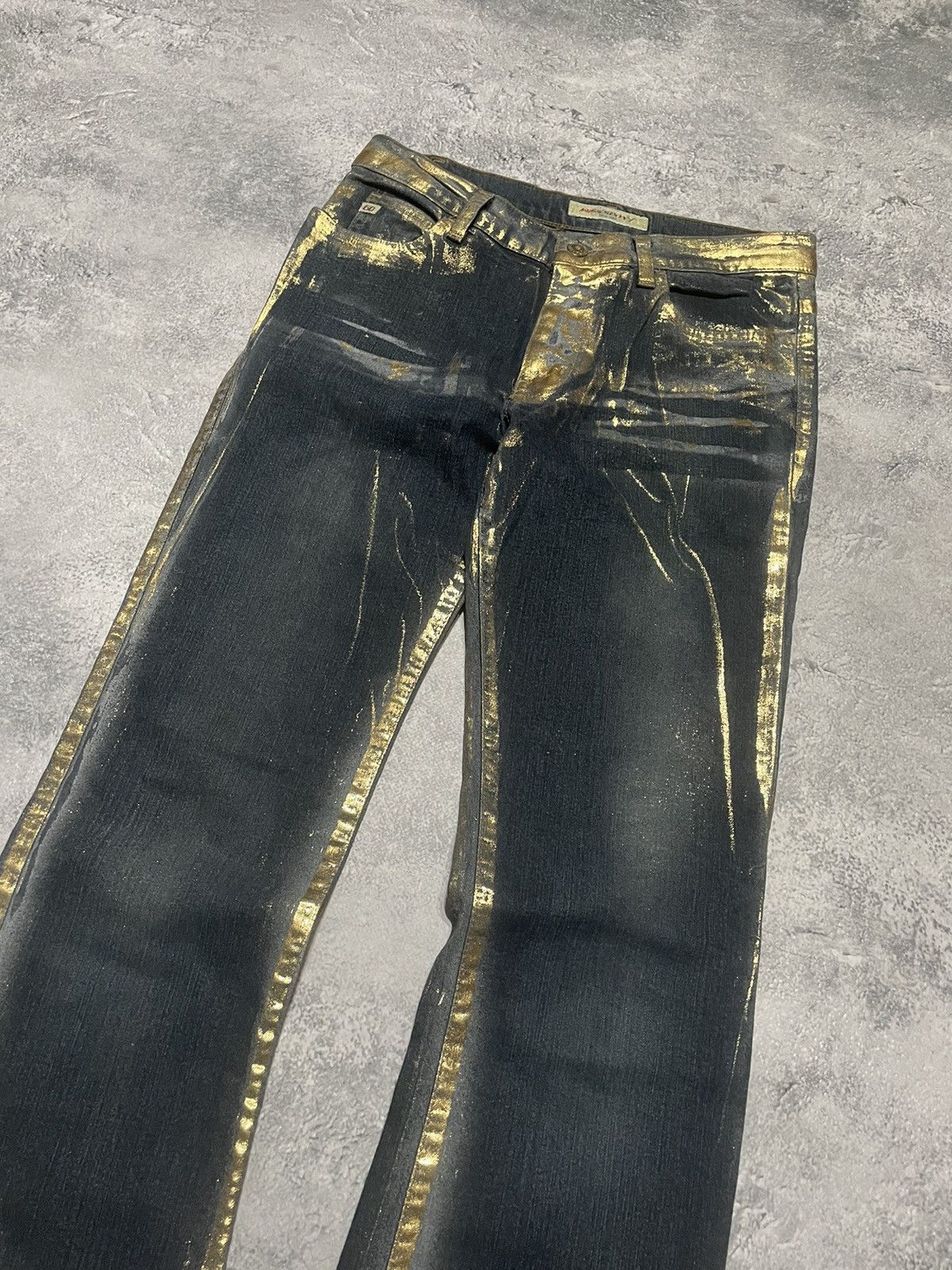 Hysteric Glamour × Le Grande Bleu (L.G.B.) × Vintage RARE vintage If Six Was Nine style flared Miss Sixty jeans Size US 30 / EU 46 - 4 Thumbnail