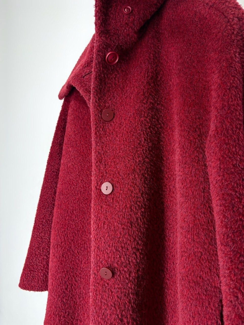 Max Mara Max Mara Studio Vintage Alpaca Wool Hot Red Coat High Collar Size M / US 6-8 / IT 42-44 - 16 Thumbnail