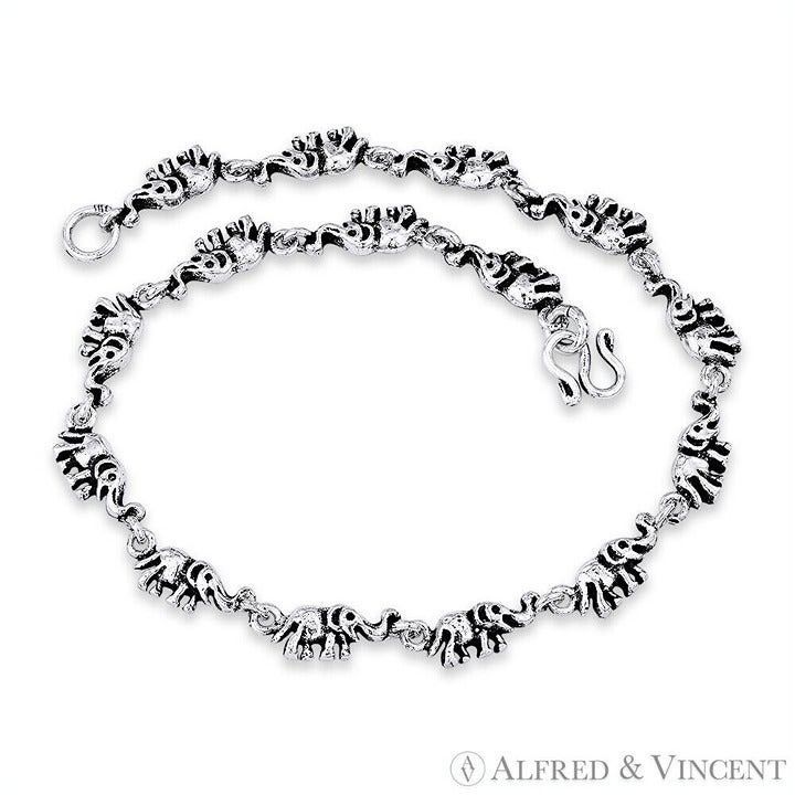 Other 6x13mm Elephant Animal Charm Anklet w/ S-Hook Clasp Size ONE SIZE - 1 Preview