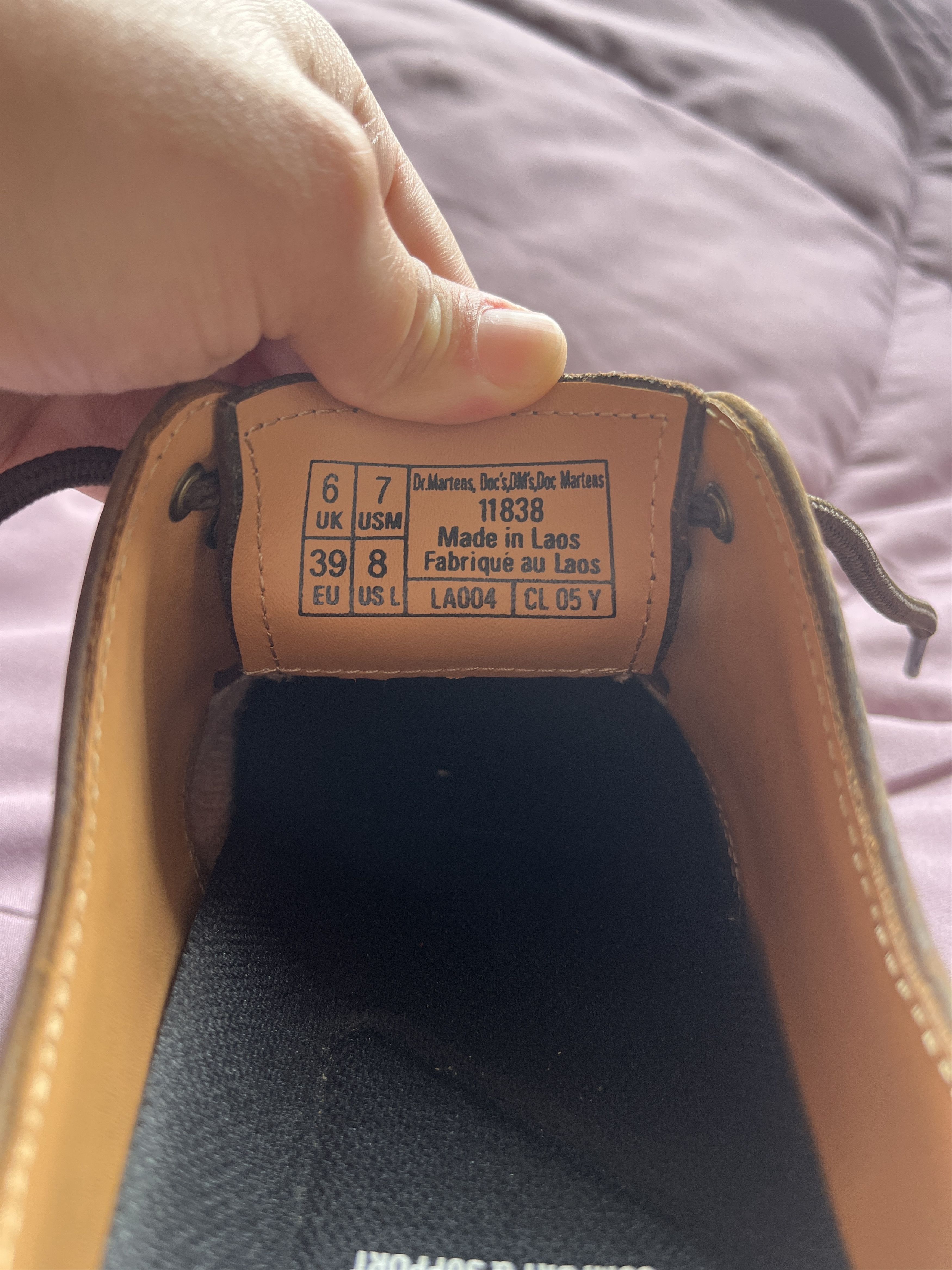 Dr. Martens Unisex 1461 Oxford Platforms Size US 8 / IT 38 - 5 Thumbnail