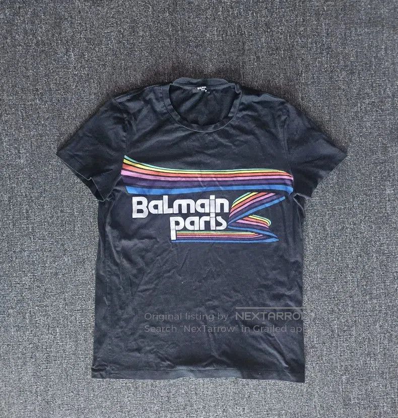 Balmain Balmain Paris Short Sleeve T. Size US M / EU 48-50 / 2 - 1 Thumbnail