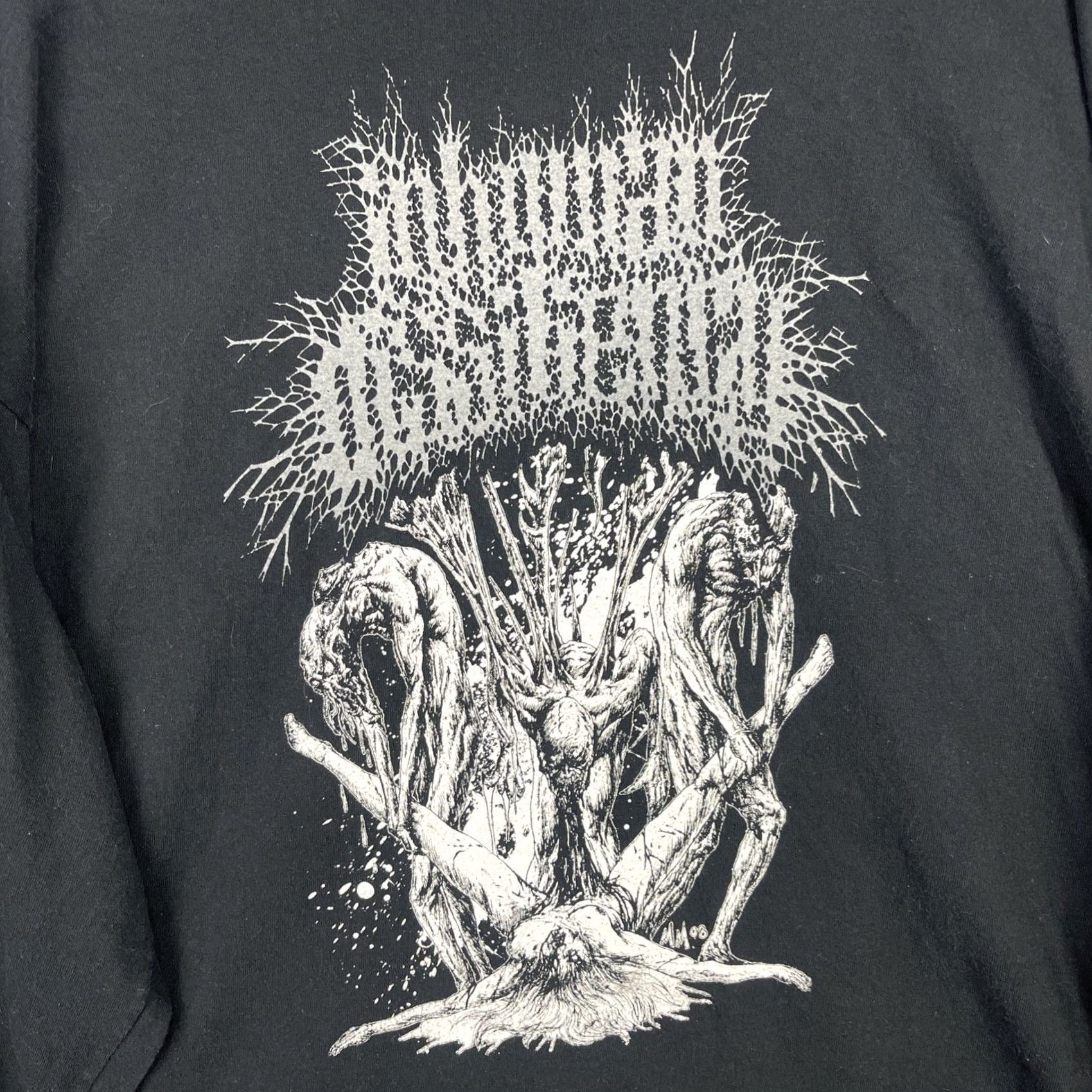 Gildan Inhuman Dissiliency Shirt Mens 2XL Black Long Sleeve Death Metal Band Tee Size US XXL / EU 58 / 5 - 5 Thumbnail
