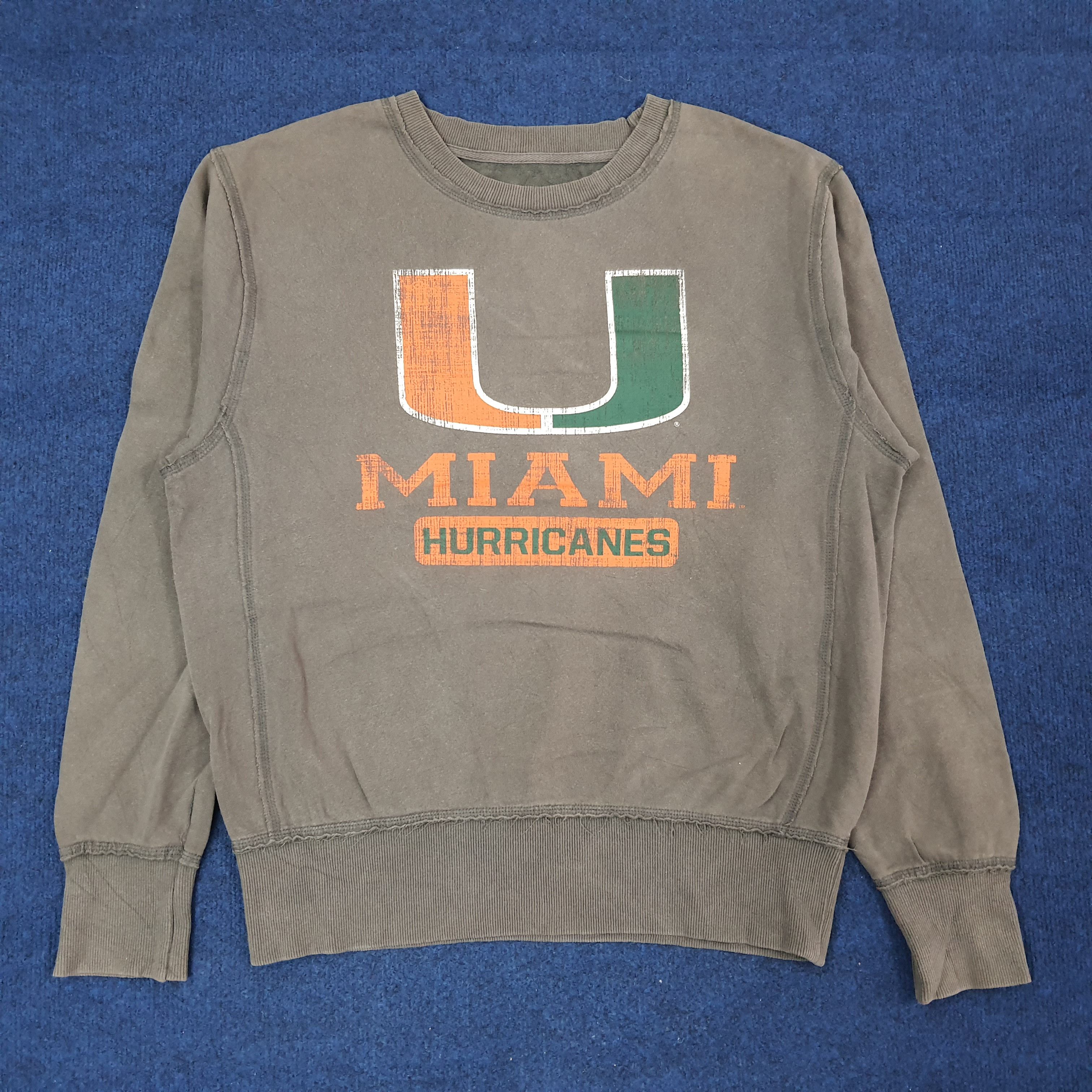 Colosseum Athletics Vintage Colosseum MIAMI Hurricanes Sweatshirt C248N10 Size US M / EU 48-50 / 2 - 1 Thumbnail