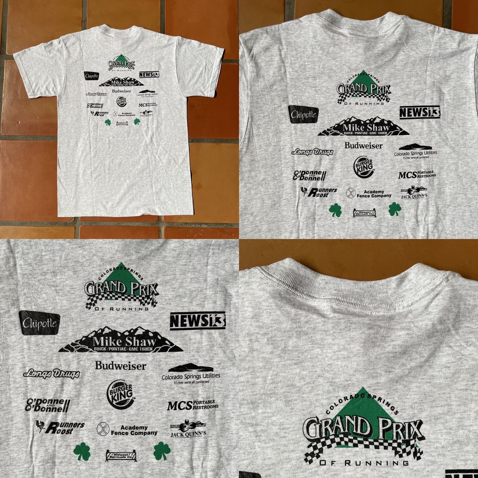 Fruit Of The Loom VINTAGE Fruit Of The Loom Men’s Medium Gray T Shirt St. Patrick’s Day 5k 2003 Size US M / EU 48-50 / 2 - 9 Thumbnail