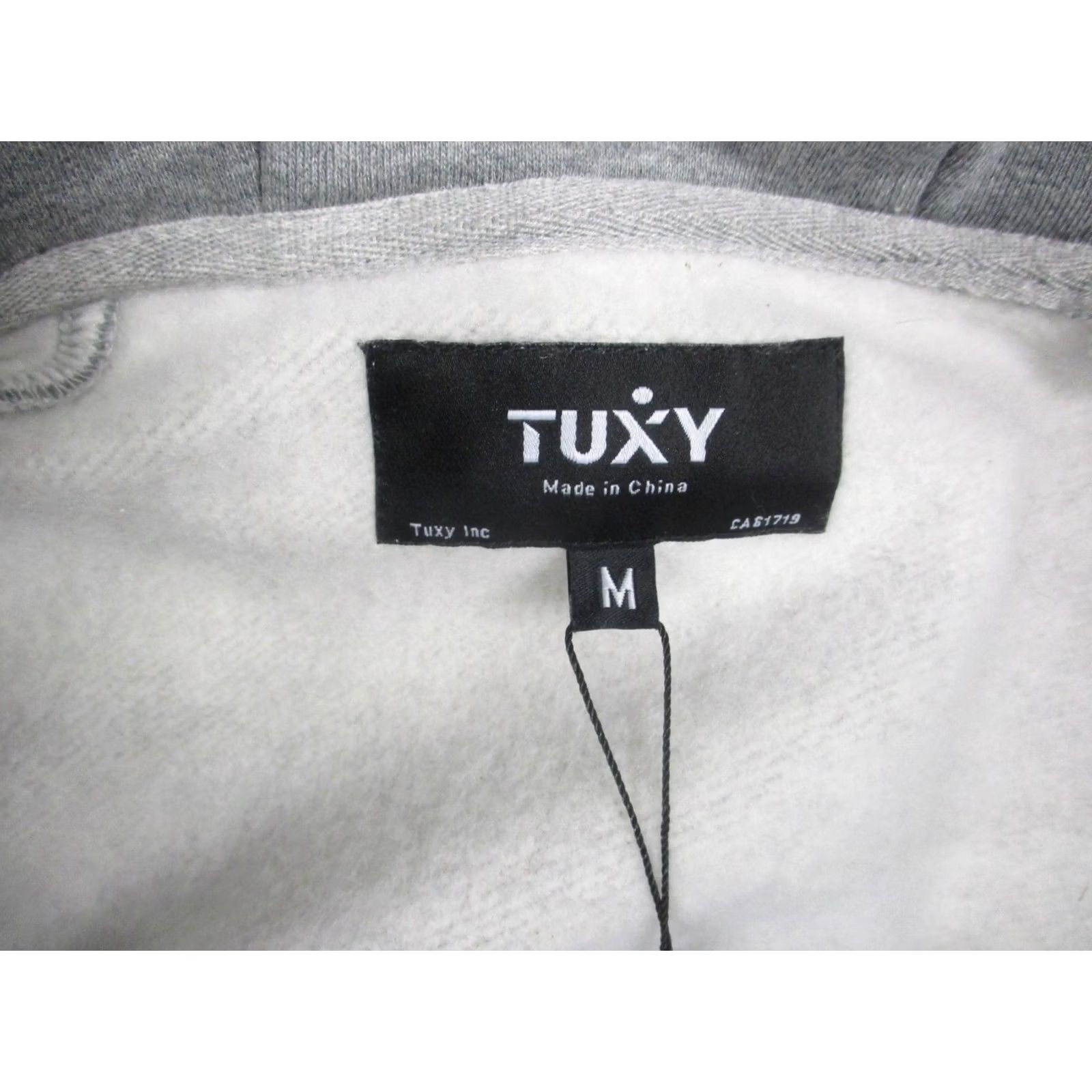 Vintage TUXY Sweatsuit Tracksuit Set Hoodie Joggers Fleece Pockets Gray Mens Medium Size US M / EU 48-50 / 2 - 5 Thumbnail