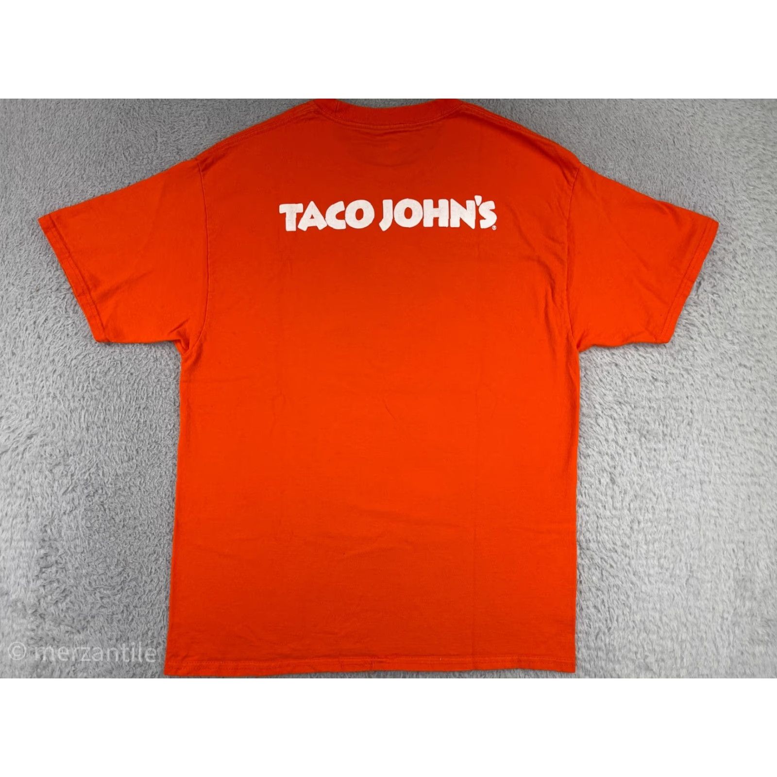 Vintage Taco Johns Shirt Mens Large Orange Flaming Hot Cheetos Burrito Chester Cheetah Size US L / EU 52-54 / 3 - 2 Thumbnail
