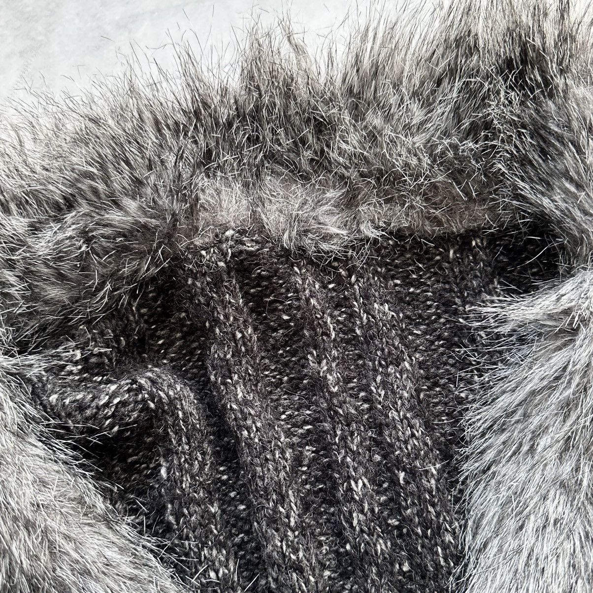 Hysteric Glamour × Undercover Gothic Faux Fur Cardigan Sweater Zone Bleue Rundholz Vibe Size L / US 10 / IT 46 - 11 Thumbnail