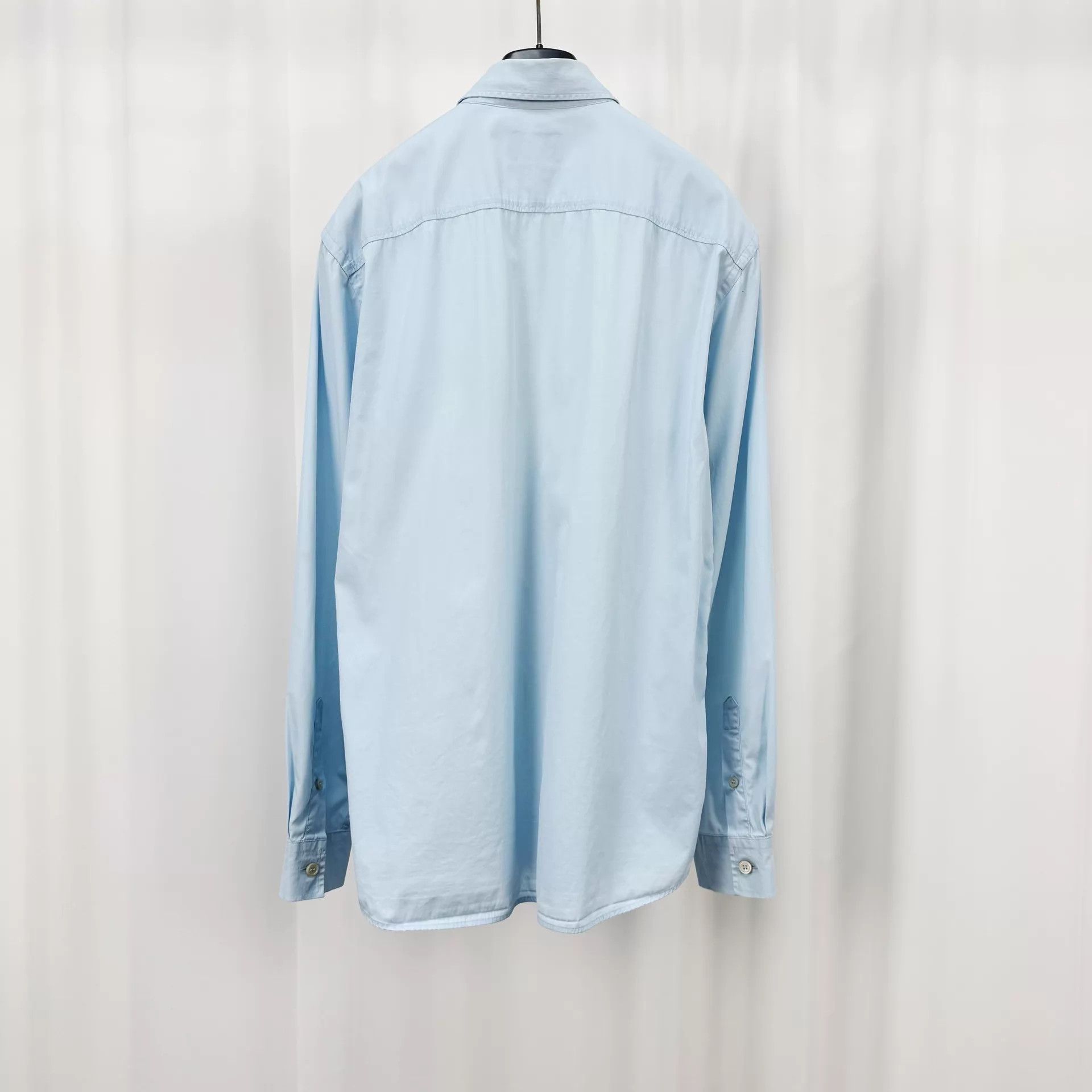 Burberry Burberry Logo Plaque Long Sleeve Shirt M 95 New Size US M / EU 48-50 / 2 - 2 Thumbnail