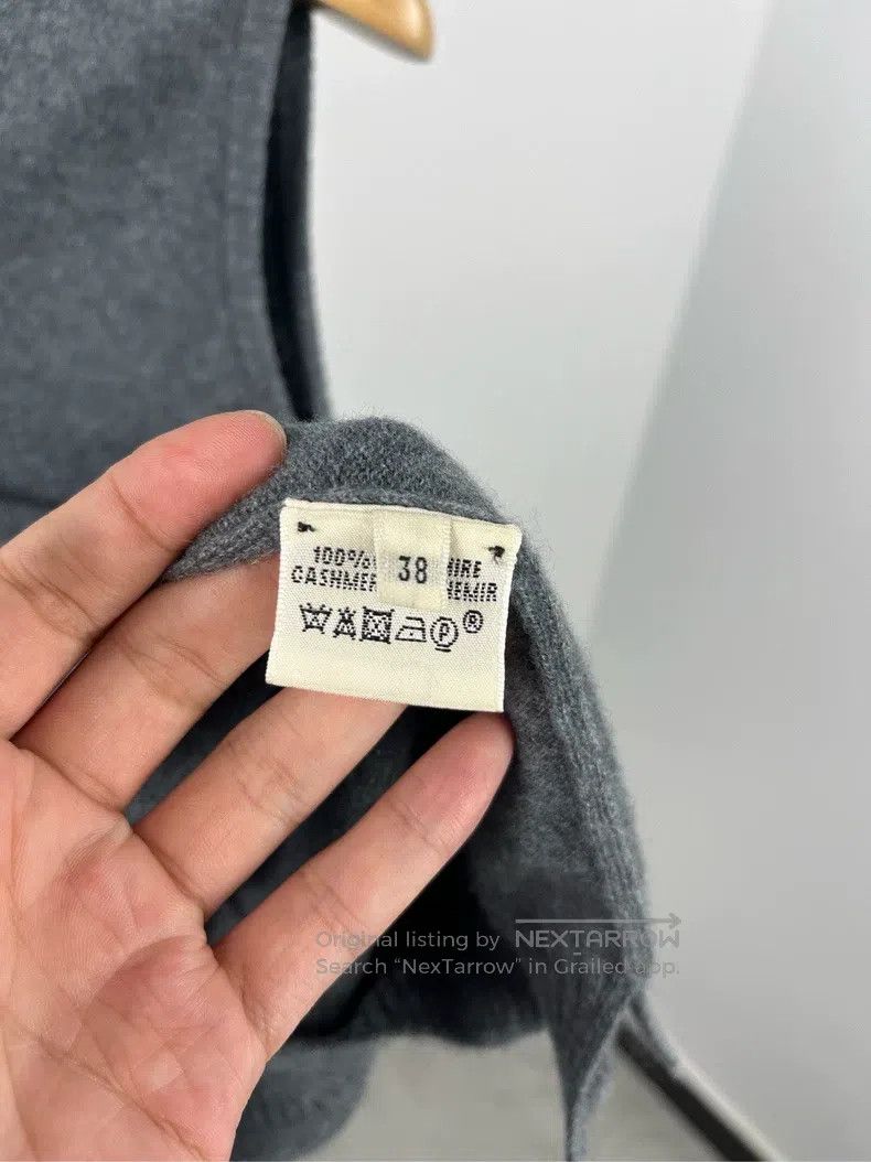 Hermes Hermes Dark Gray Sleeveless High Neck Knit Sweater Size XS / US 0-2 / IT 36-38 - 4 Thumbnail