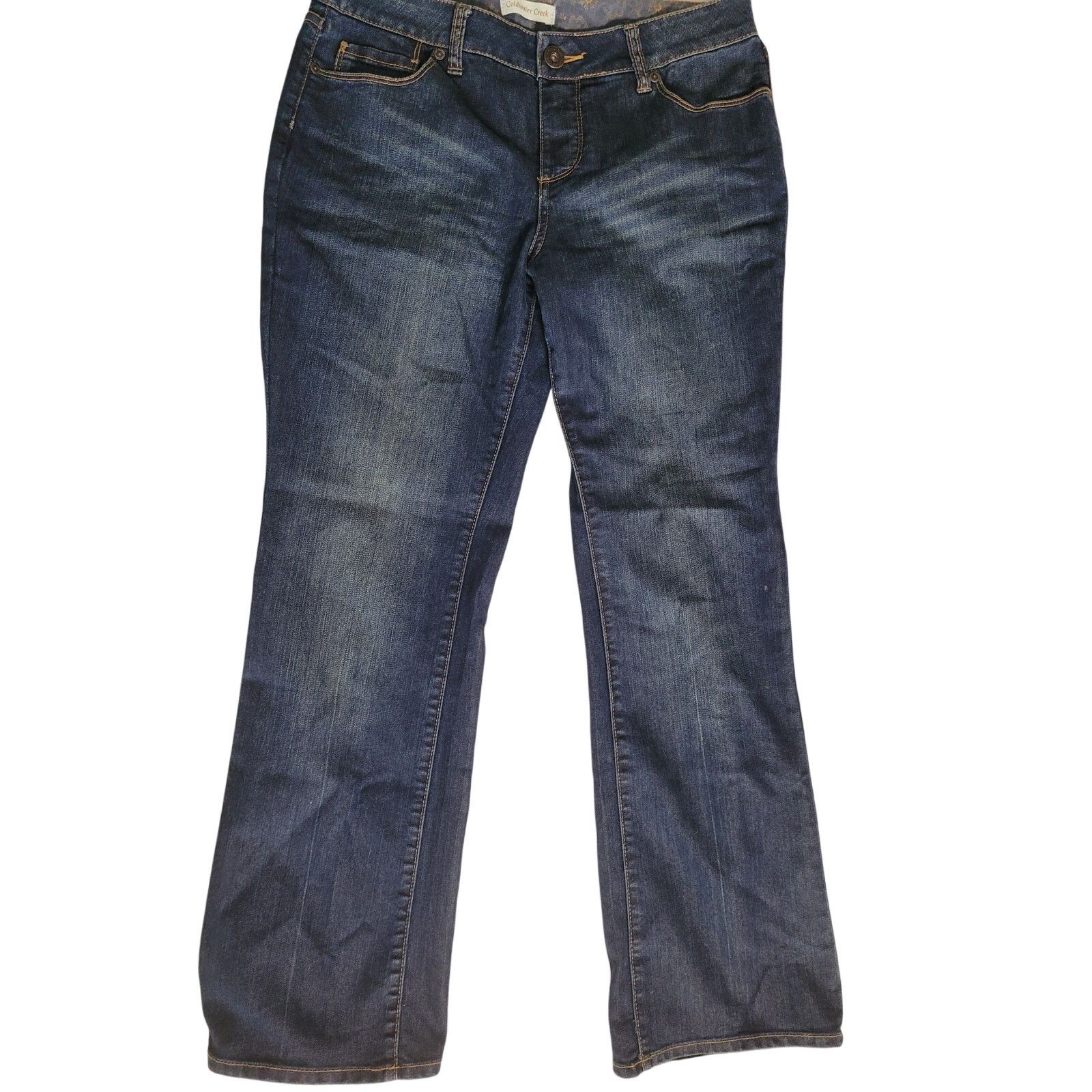 Coldwater Creek Coldwater Creek Women's Jeans Dk Indigo Sz Petite 10 Size 32" / US 10 / IT 46 - 1 Thumbnail