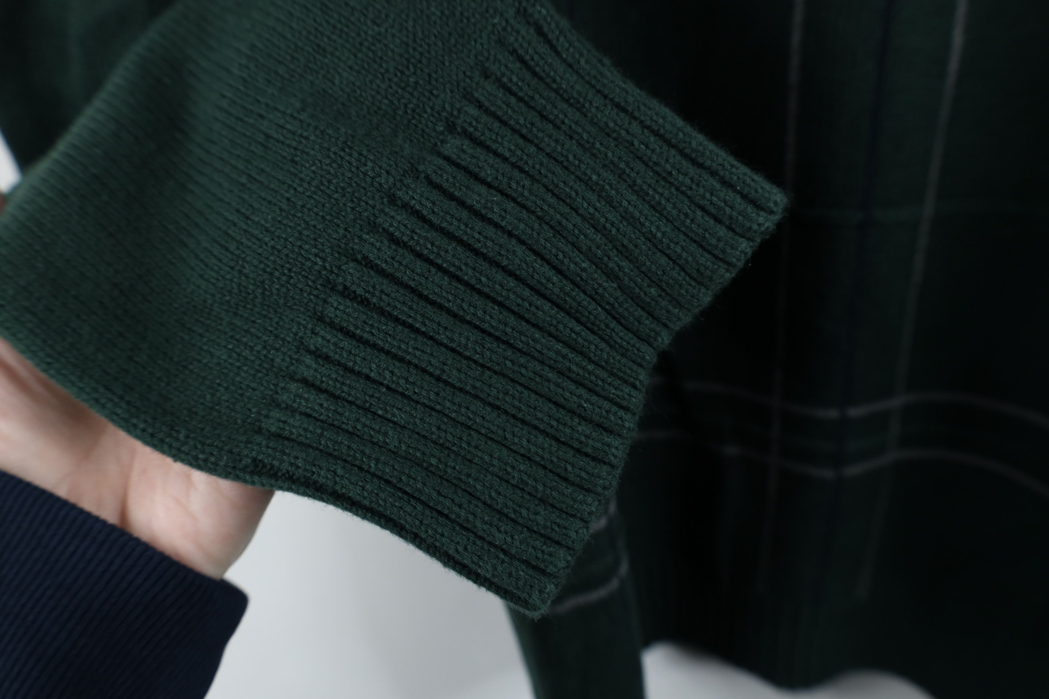 Vintage Vintage 90s Streetwear Knit Crewneck Dad Sweater Green Size US XL / EU 56 / 4 - 6 Thumbnail