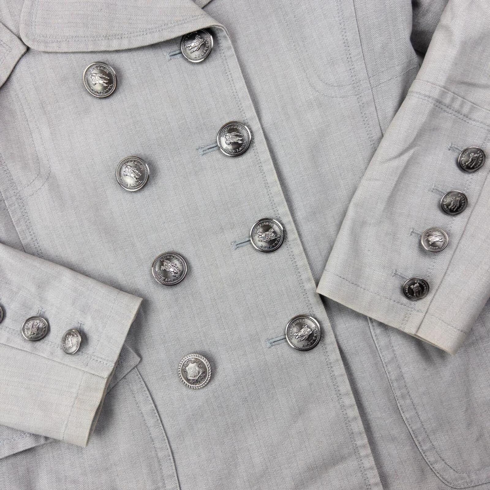 Burberry Vintage 2000s Burberry Blue Label Lined Trench Jacket Size M Size M / US 6-8 / IT 42-44 - 6 Thumbnail