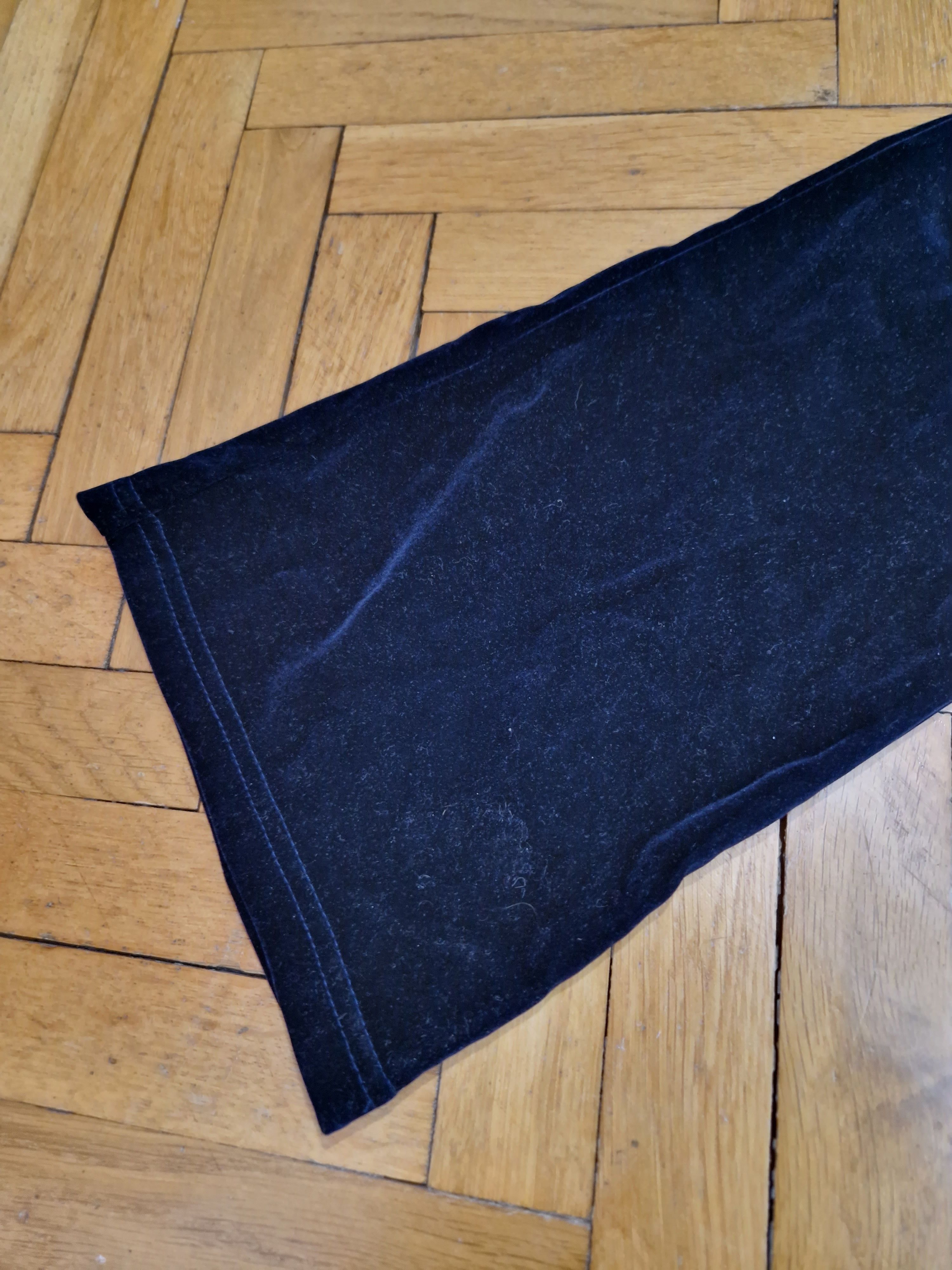 Hysteric Glamour × Vintage vintage velour avant garde flare pants Size 26" / US 2 / IT 38 - 4 Thumbnail