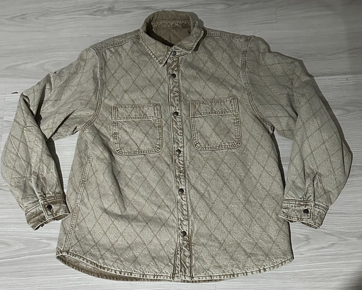 Stussy Stussy Quilted Denim Shirt Grailed