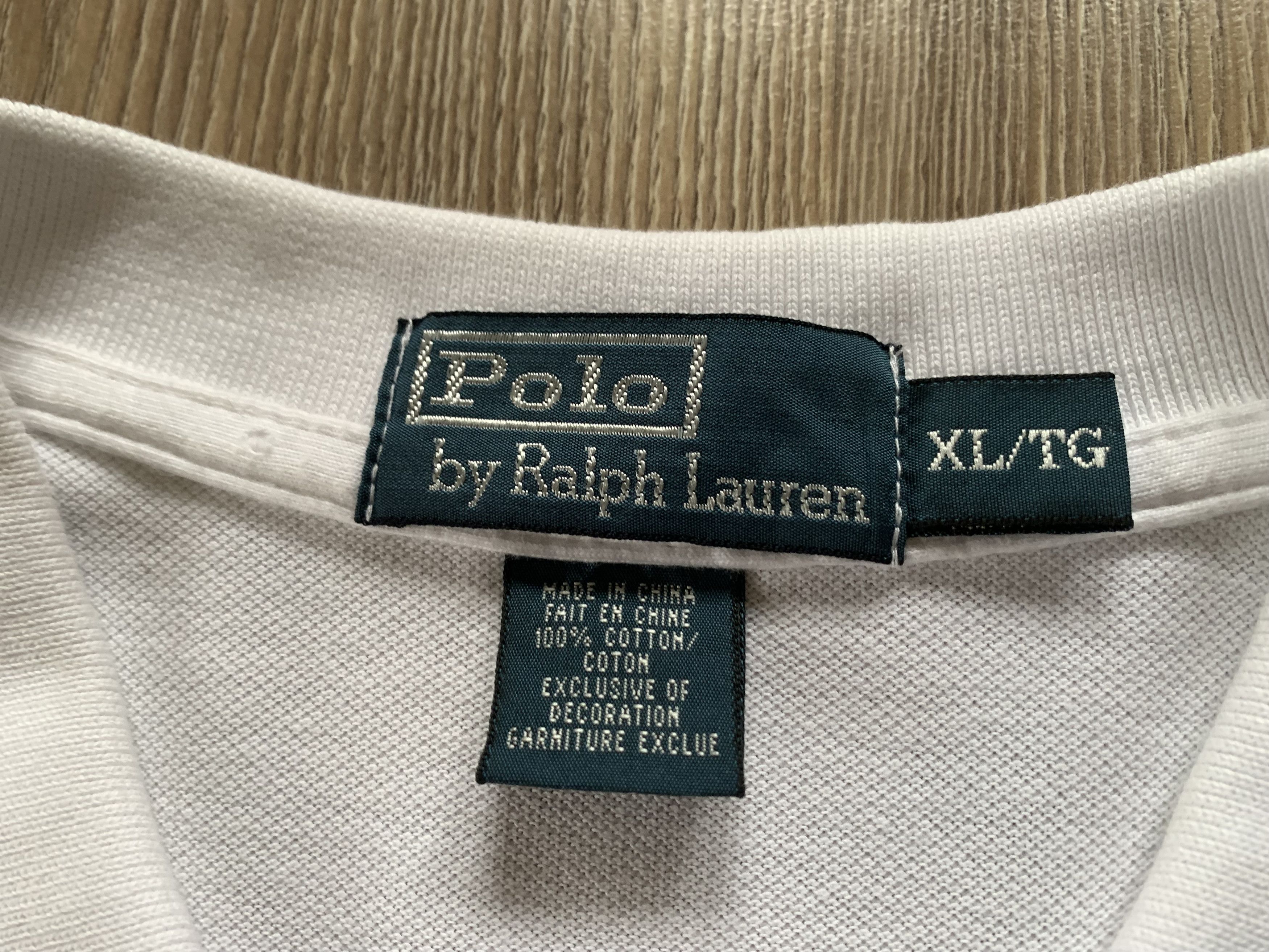 Polo Ralph Lauren Vintage Polo Ralph Lauren Cotton White Polo Size US XL / EU 56 / 4 - 6 Thumbnail