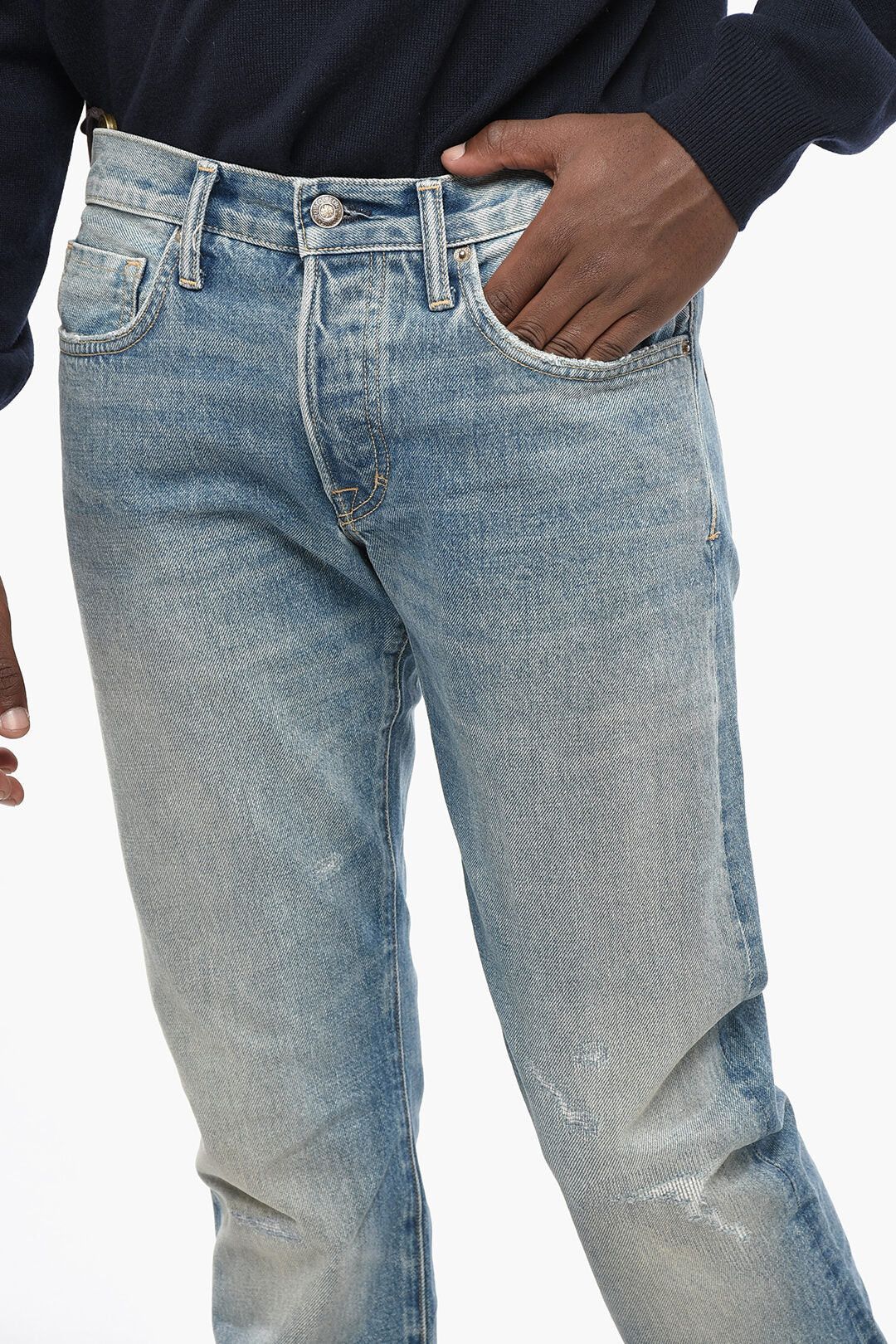 Tom Ford og1mm0426 Slim-Fit Straight-Leg Jeans in Blue Size US 34 / EU 50 - 3 Thumbnail