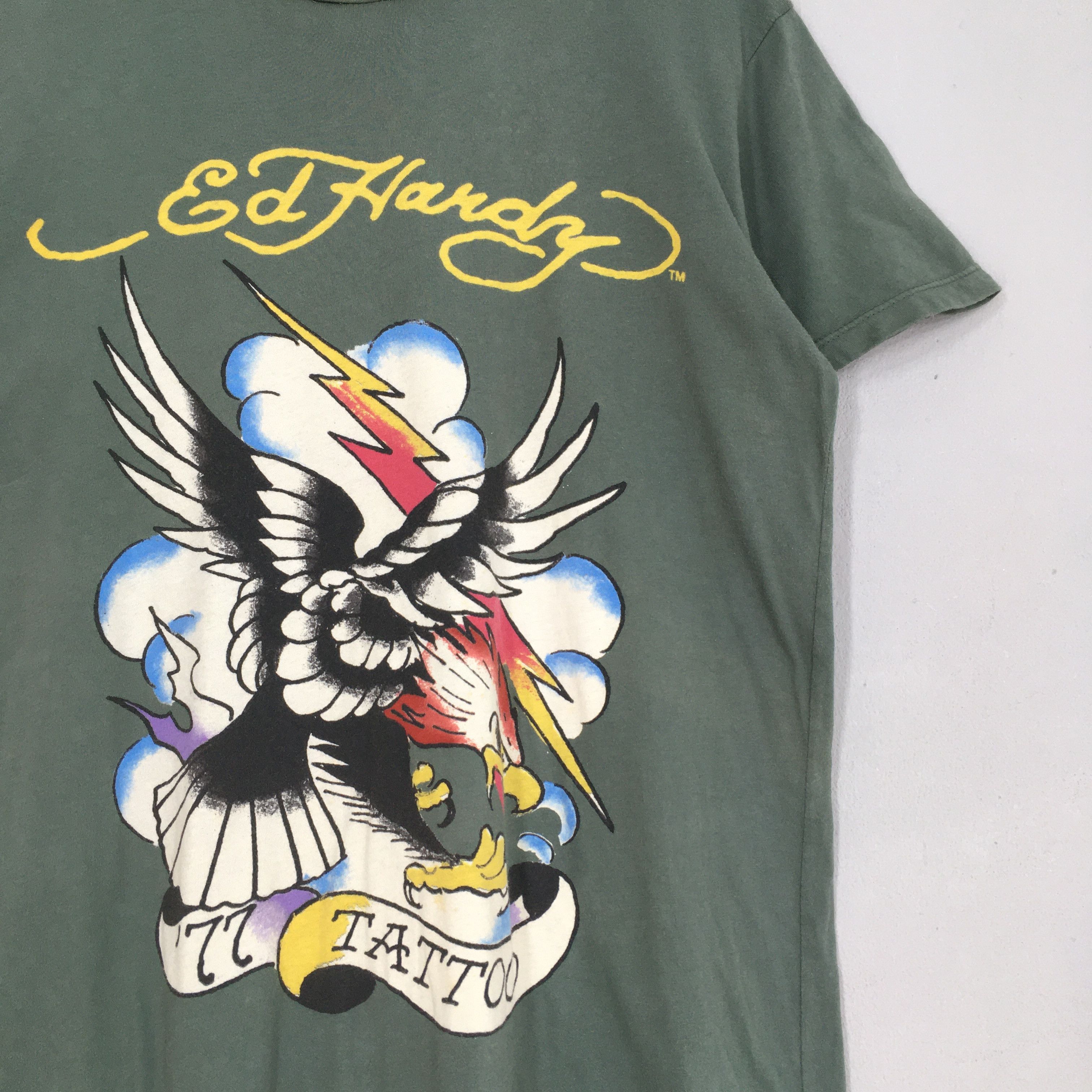 Christian Audigier × Ed Hardy Vintage Y2K Don Ed Hardy Christian Audiegier T shirt Medium Size US M / EU 48-50 / 2 - 2 Thumbnail