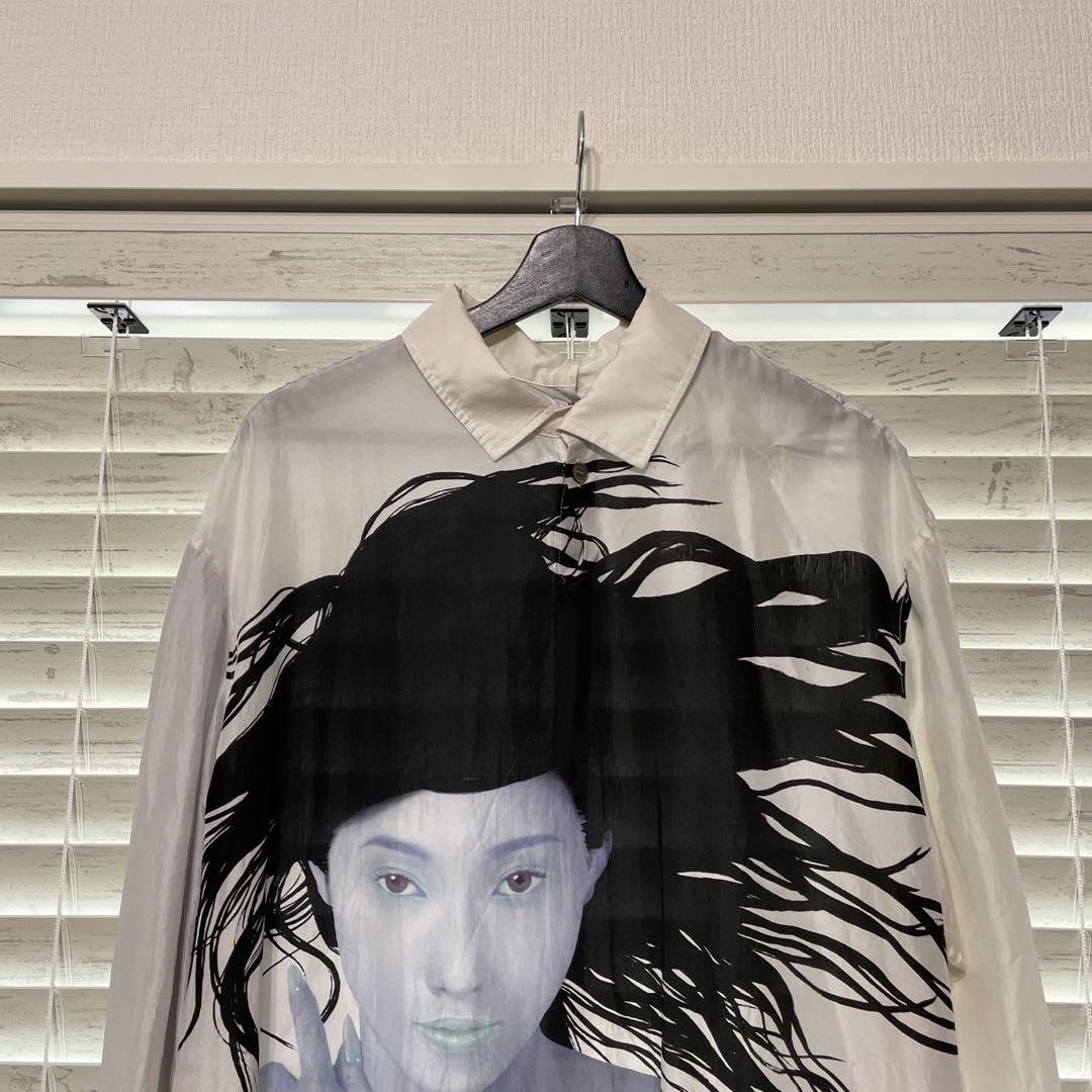 Yohji Yamamoto POUR HOMME 18ss Uchida Suzume collab silk shirts HW-B28-422 Size US L / EU 52-54 / 3 - 2 Thumbnail