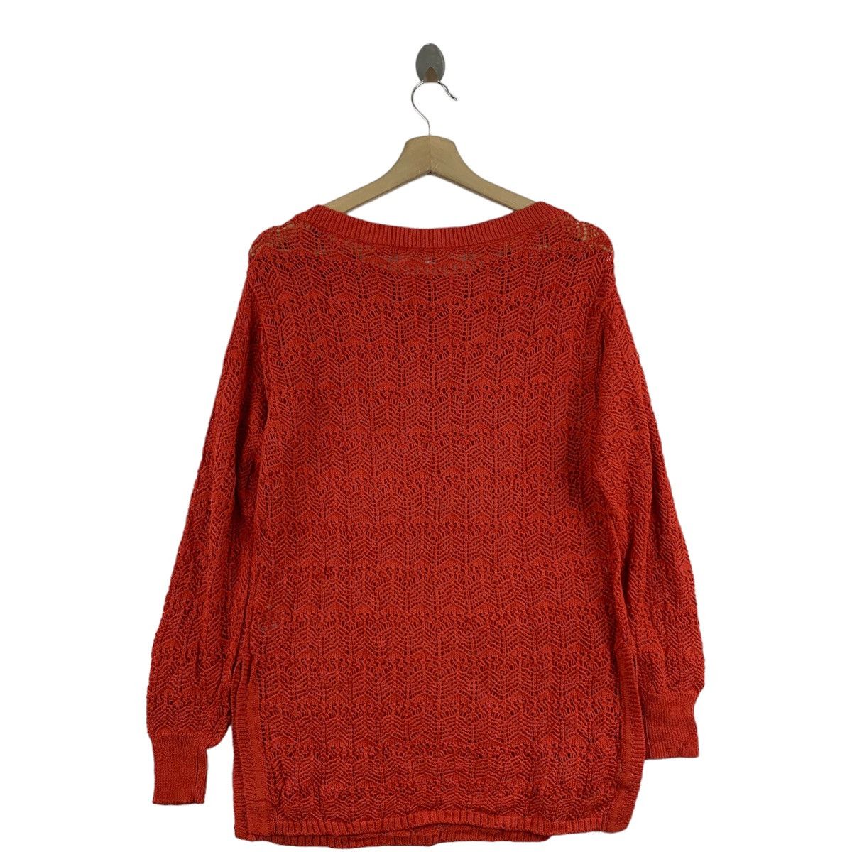 Japanese Brand IENA Japanese Brand France Red Knitwear Long Sleeve Size M / US 6-8 / IT 42-44 - 3 Thumbnail