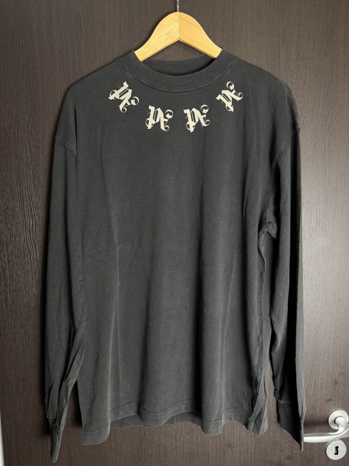 Palm Angels Palm Angels Statement Monogram Longsleeve T-shirt *NEW* Size US XXL / EU 58 / 5 - 6 Thumbnail