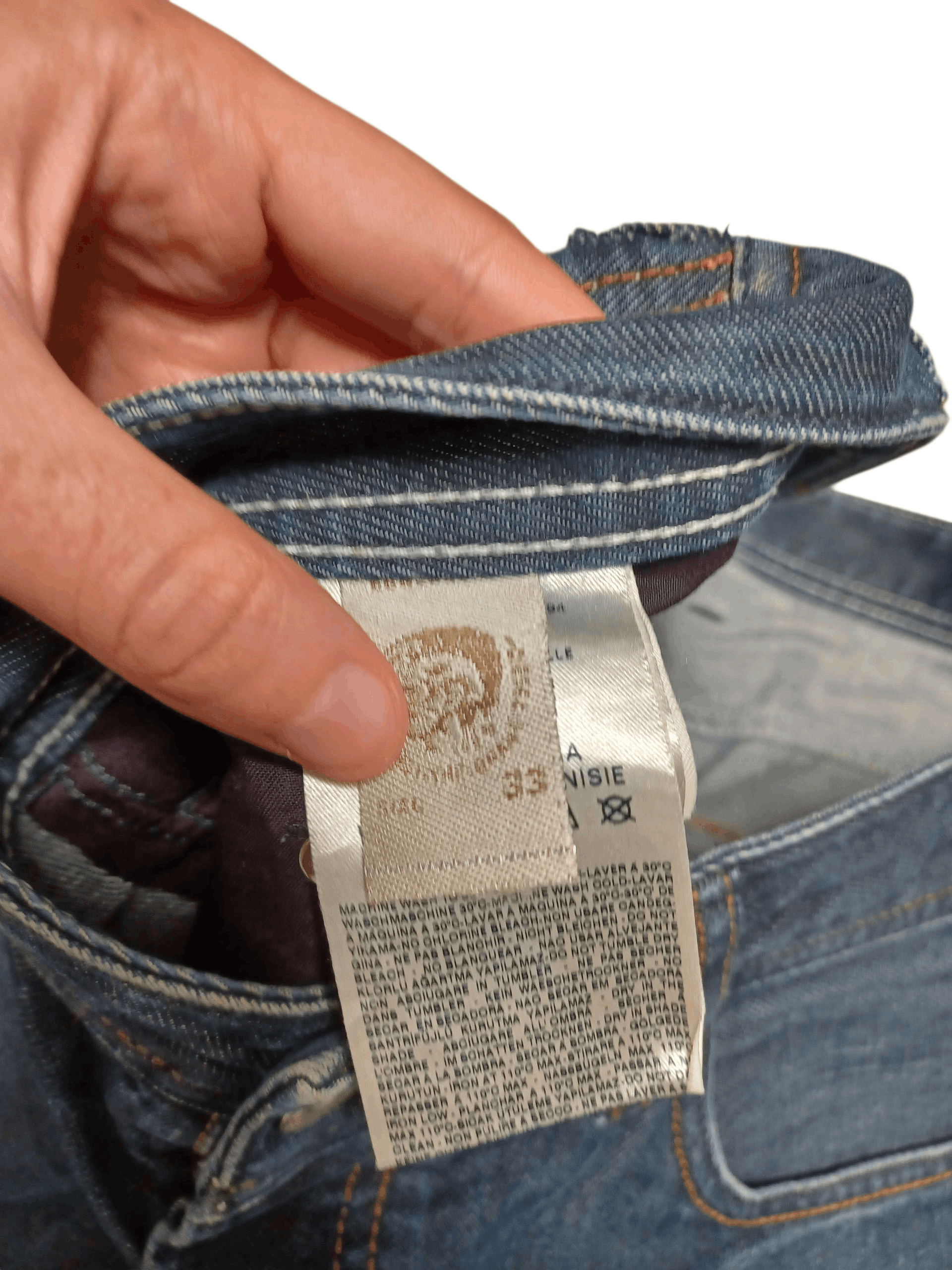 Diesel DIESEL LARKEE RELAXED LUXURY W33 L32 JEANS DENIM Size US 33 - 5 Thumbnail