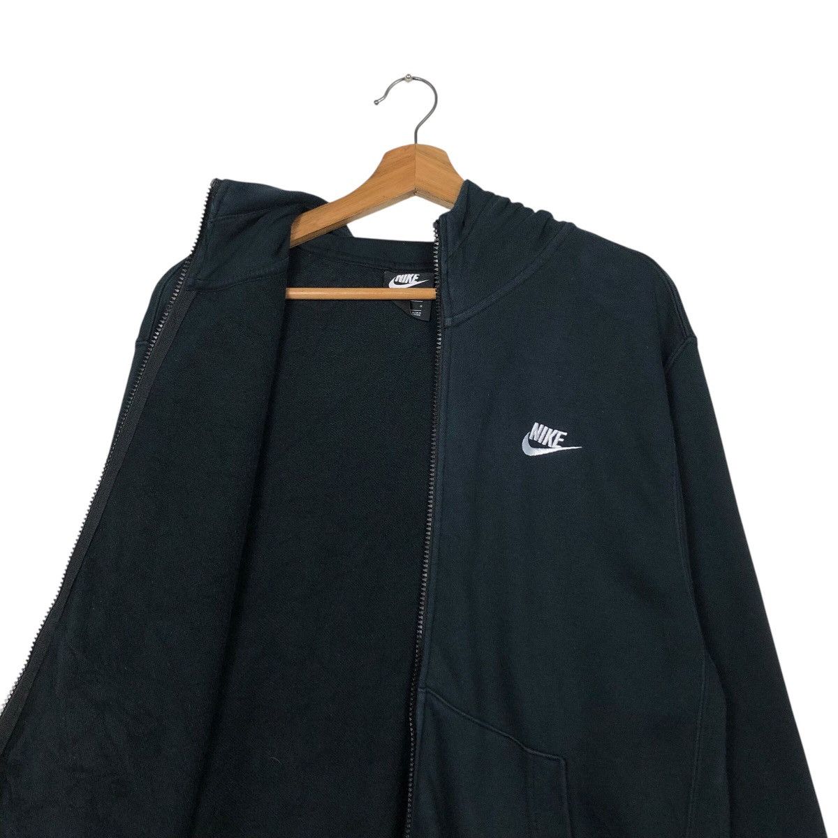 Nike 📌Vintage Zipper Hoodie Running Nike Jacket Rich Black Size US L / EU 52-54 / 3 - 14 Thumbnail