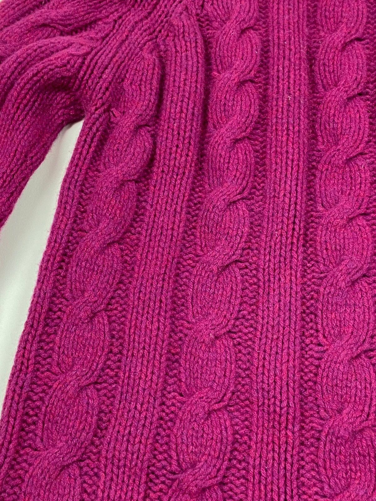 Acne Studios Acne Cable Knit Sweater Pink Lambswool Chunky CrewneckJumper Size XL / US 12-14 / IT 48-50 - 11 Thumbnail