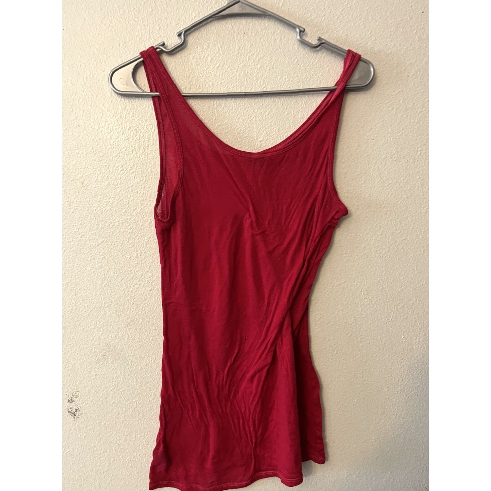 Express Express Women Red Tank Sleeveless Lightweight Top Large Size L / US 10 / IT 46 - 3 Thumbnail