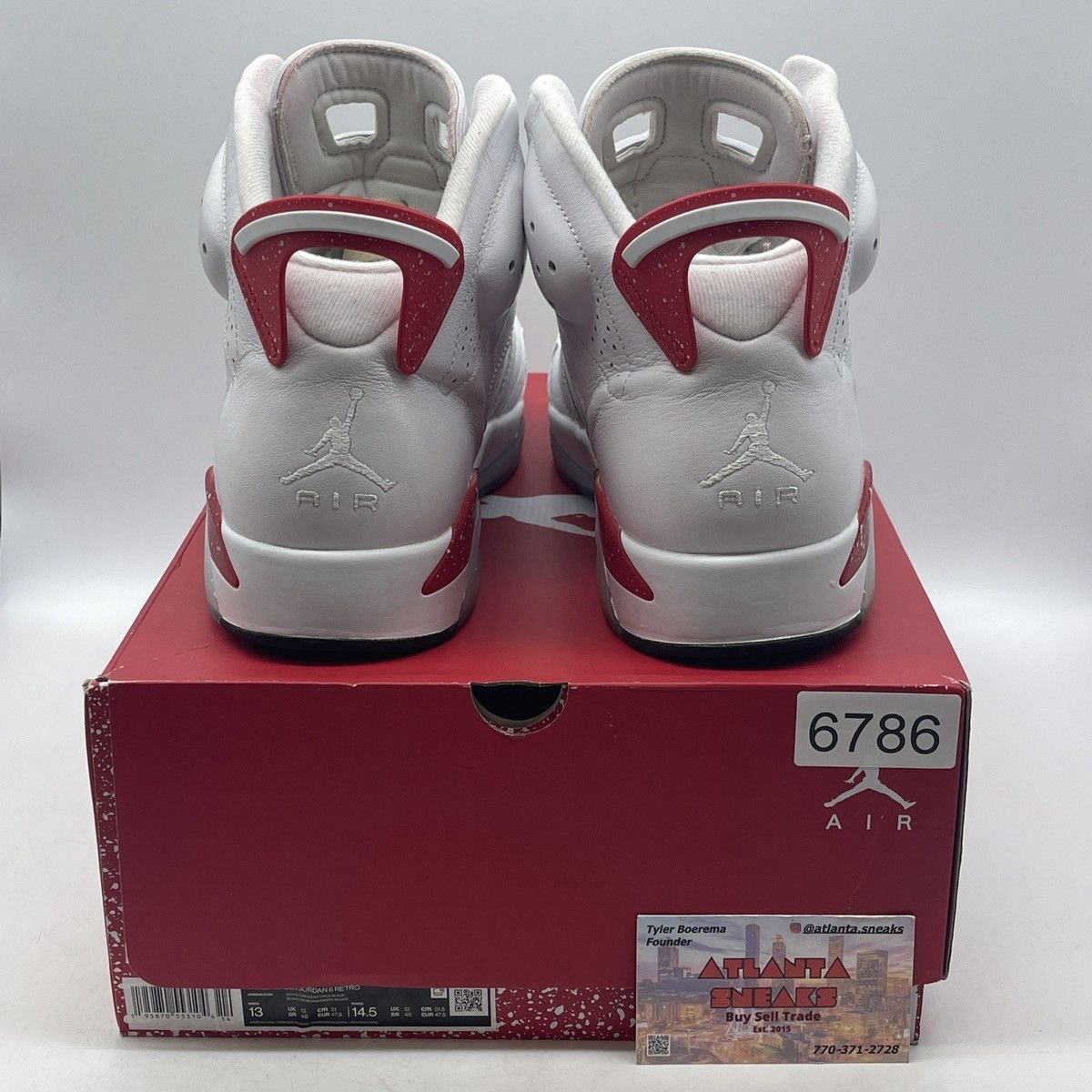 Jordan Brand Air Jordan 6 red Oreo Size US 13 / EU 46 - 3 Thumbnail