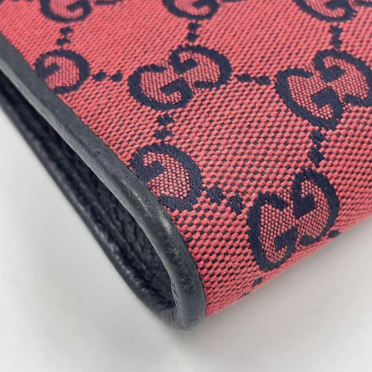 Gucci GUCCI Phone Case Shoulder Bag Canvas Red Size ONE SIZE - 5 Thumbnail