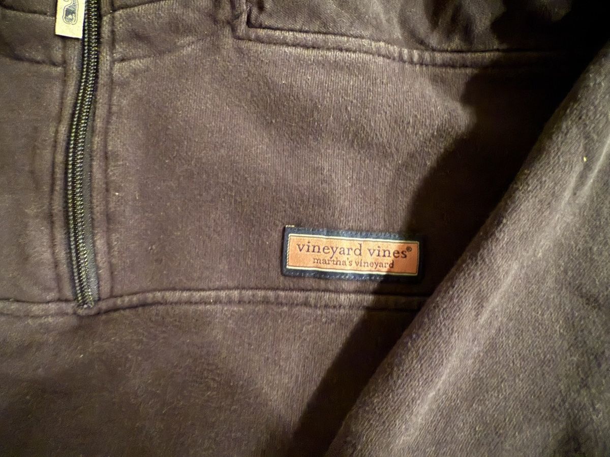 Vineyard Vines Vineyard Vines Quarter Zip Pullover Sweatshirt Size US L / EU 52-54 / 3 - 3 Thumbnail