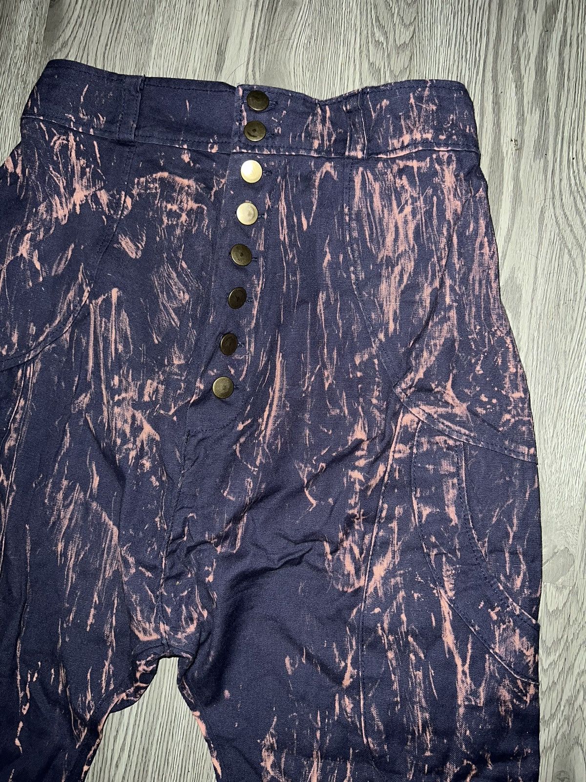 Japanese Brand Vintage graffiti harem pant 🖤 Size US 31 - 4 Thumbnail