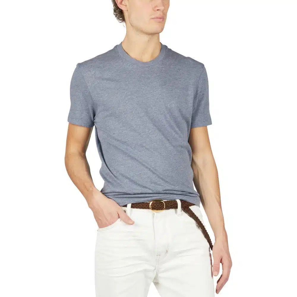 Tom Ford o1loc1c0425 JCS001 Cotton Blend Melange Crewneck T-Shirt Size US S / EU 44-46 / 1 - 1 Preview
