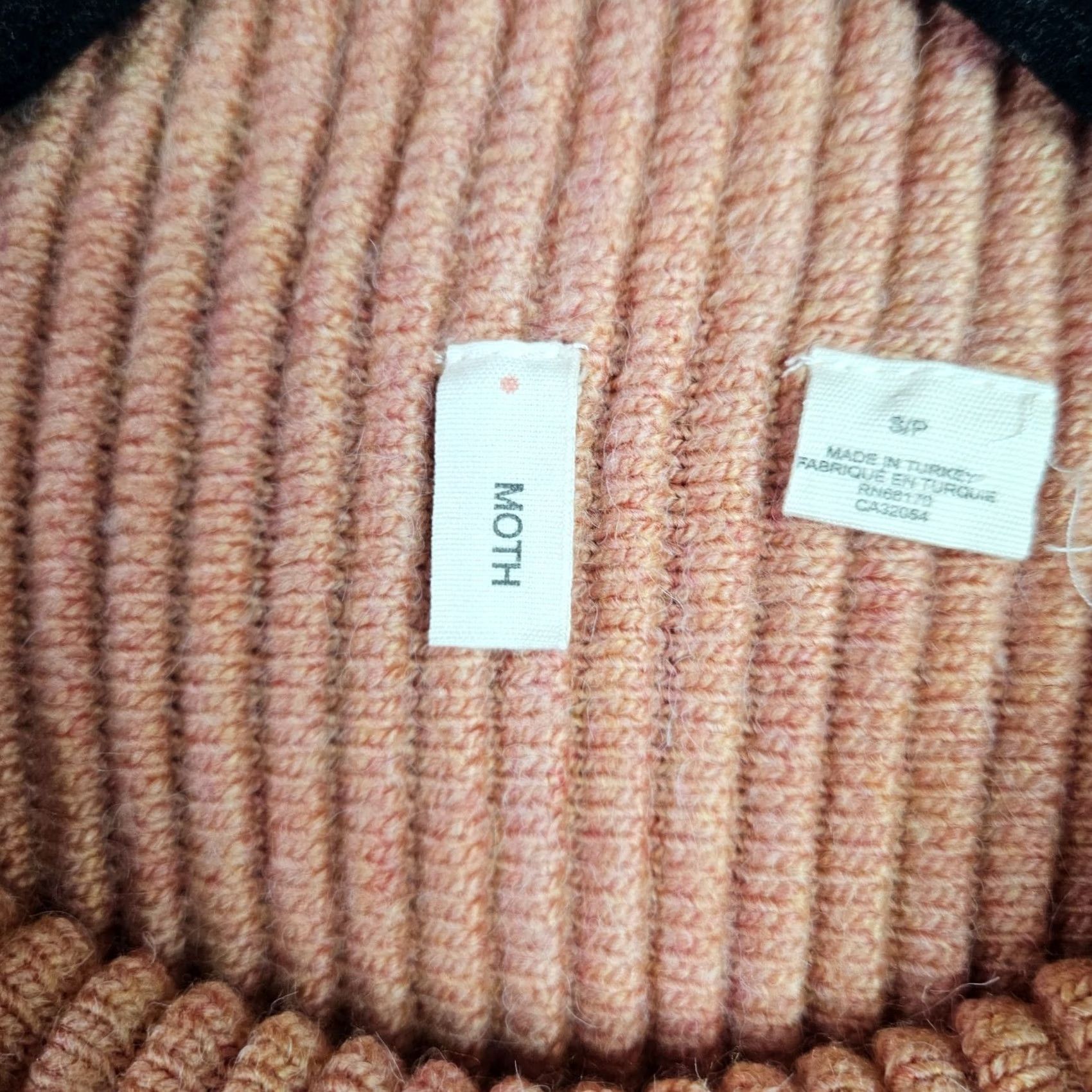 Anthropologie MOTH Anthropologie Women’s Cropped Knit Sweater Short Sleeve Peach Size SP Cardigan V-Neck All Seasons Regular Size S / US 4 / IT 40 - 6 Thumbnail