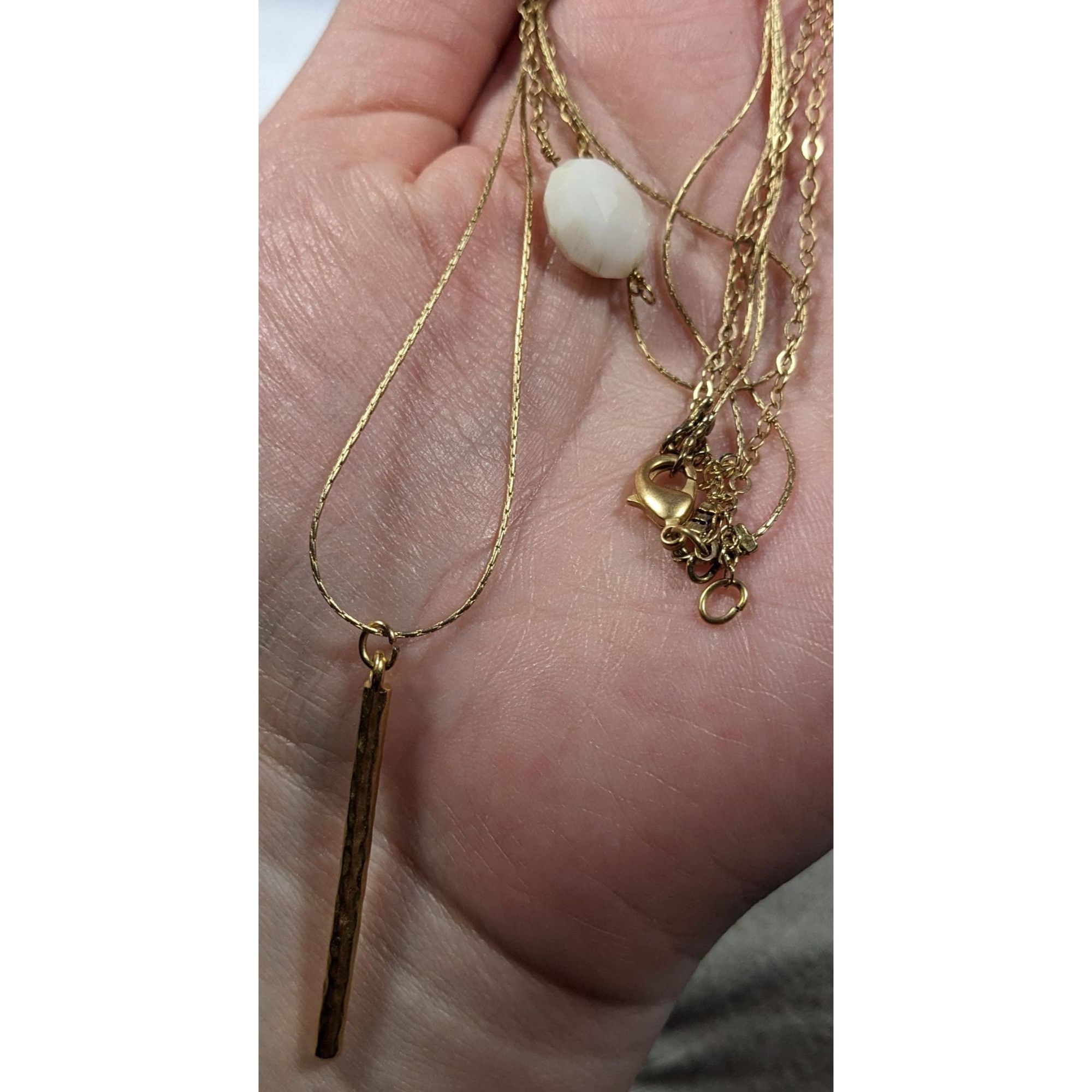 Other Elegant Multilayer Gold Tone Chain And Pendant Necklace Size ONE SIZE - 4 Thumbnail