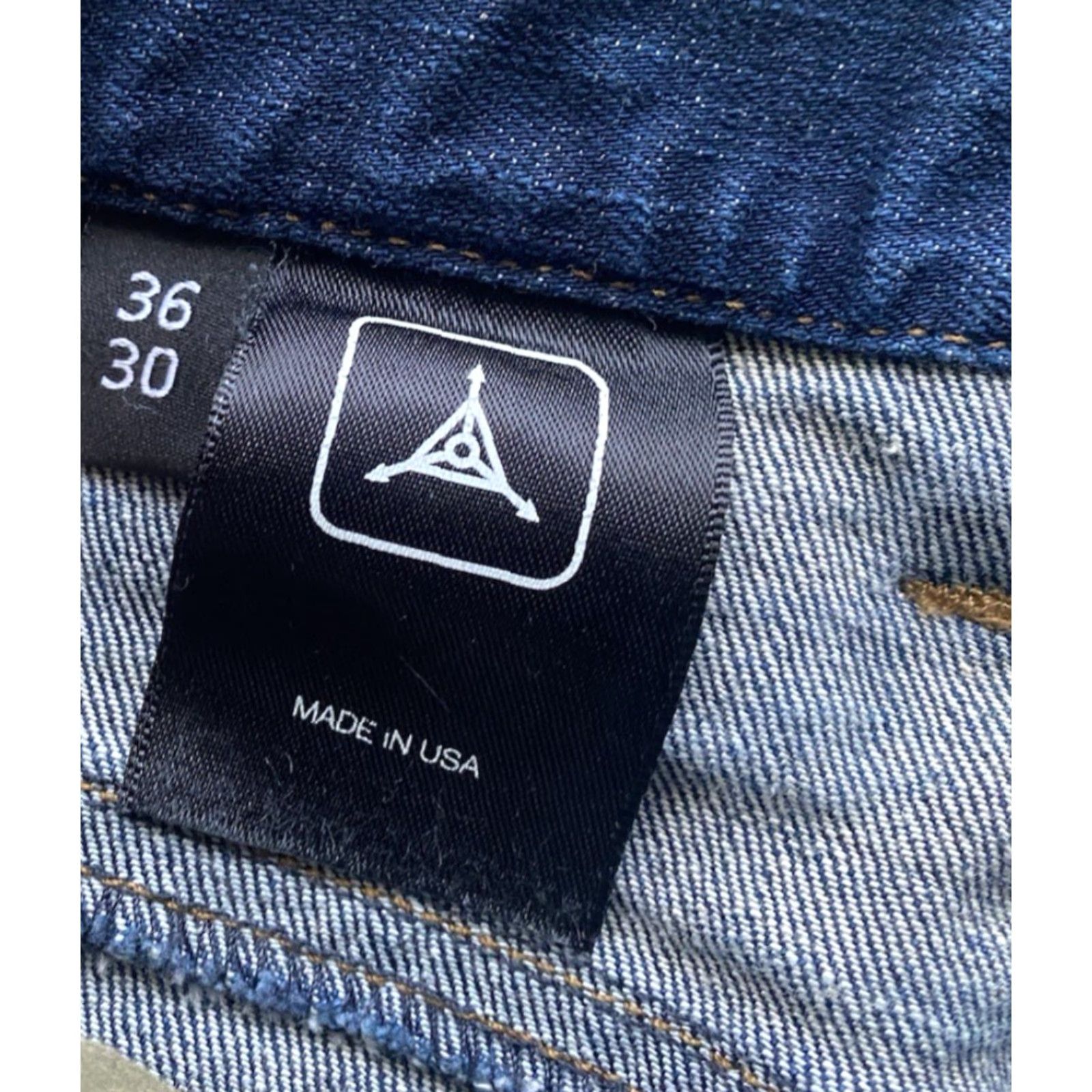 Vintage Triple Aught Design Jeans Men 36x30 Blue Made In USA Pants Jeans Mens 36 Blue USA 90s? Size US 36 / EU 52 - 5 Thumbnail