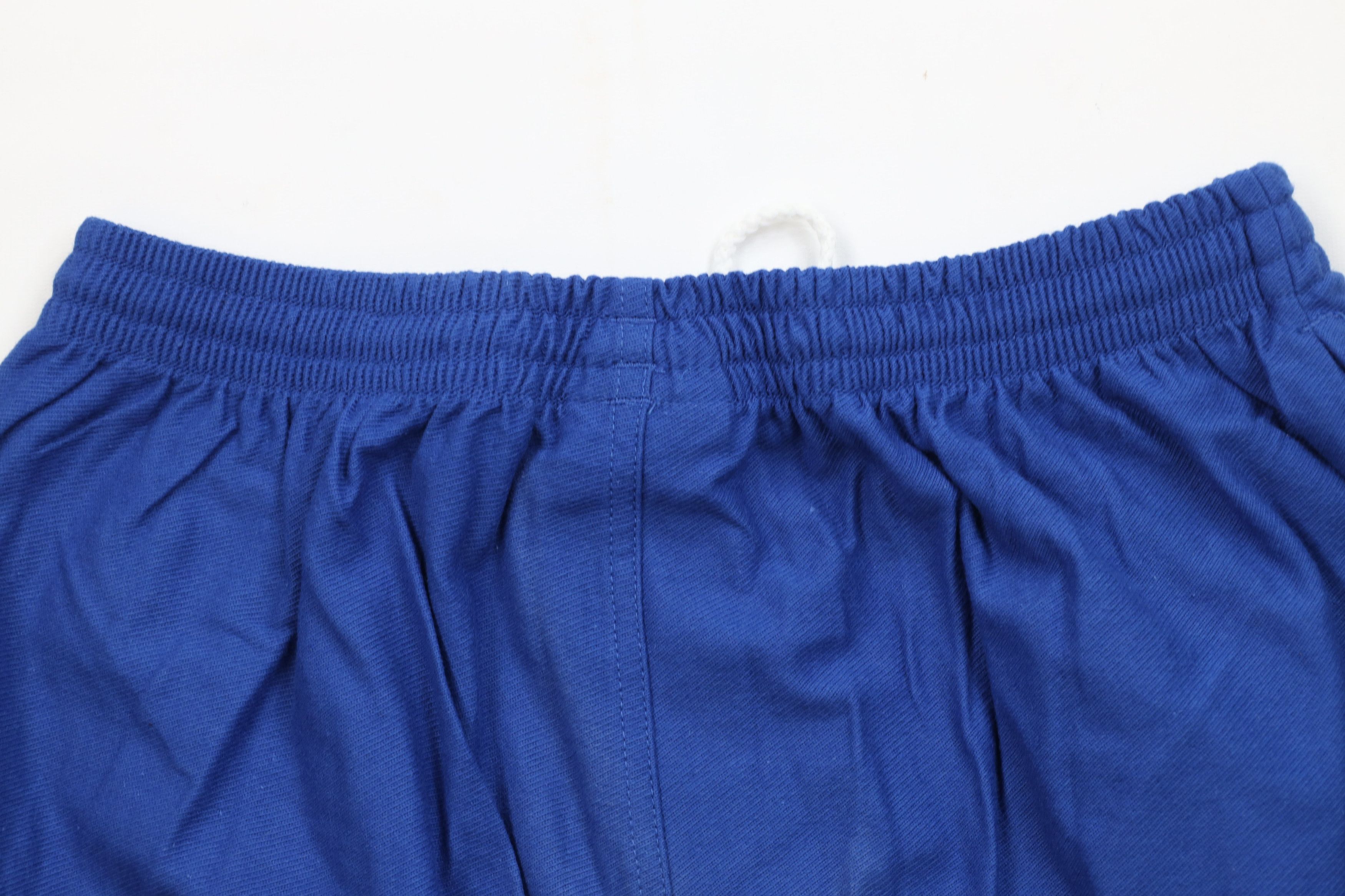 Vintage Deadstock Vintage 90s Adidas Above Shorts Royal Blue Cotton Size US 36 / EU 52 - 14 Thumbnail