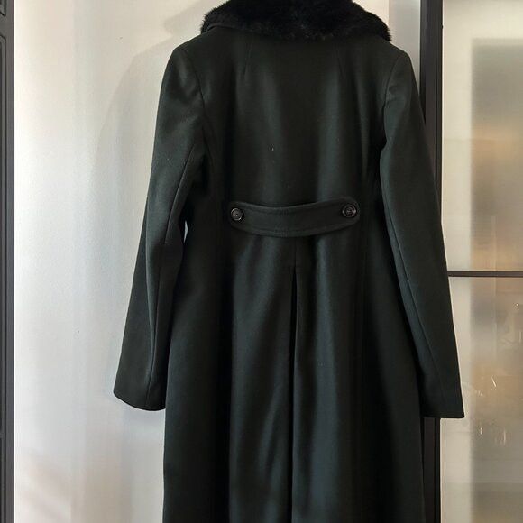 Club Monaco Club Monaco Double-Breasted Peacoat - Dark Green / Olive Size M / US 6-8 / IT 42-44 - 3 Thumbnail