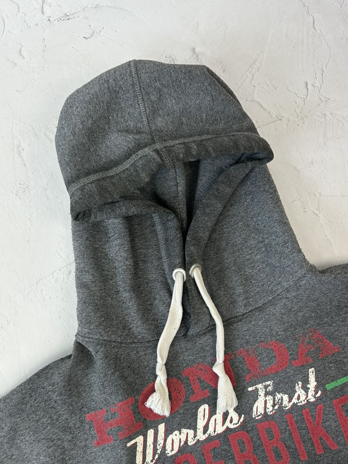 Honda Vintage Honda Superbike Distressed Grey Hoodie Size US XL / EU 56 / 4 - 9 Thumbnail