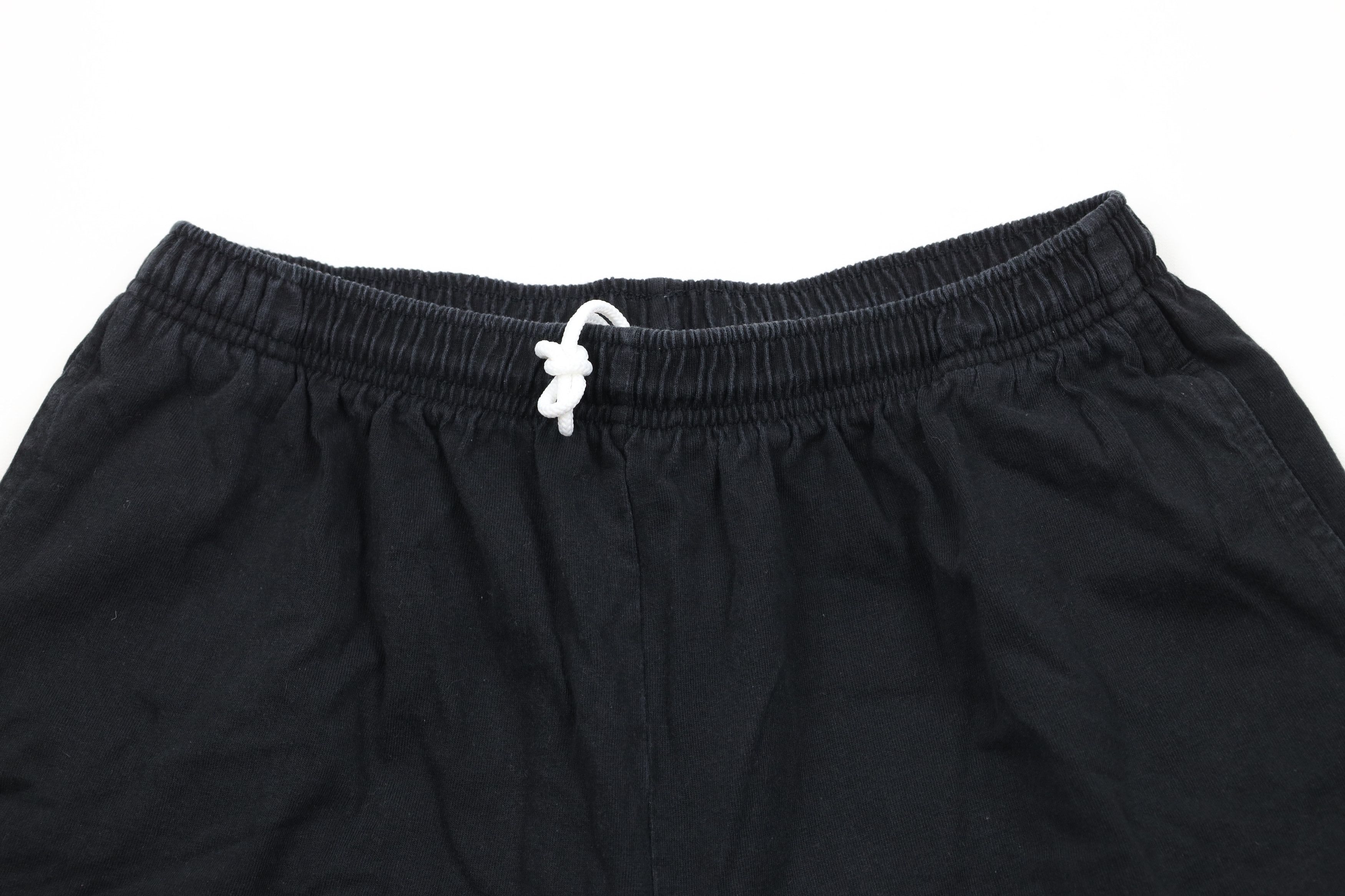 Reebok × Vintage Vintage 90s Reebok Spell Out Above Knee Shorts Black Cotton Size US 36 / EU 52 - 2 Thumbnail
