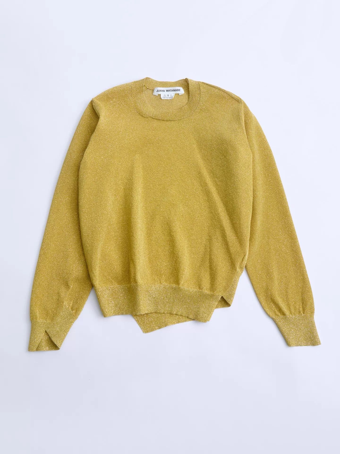 Junya Watanabe JUNYA WATANABE Metal Knit Asymmetric Matte Gold Top Size S / US 4 / IT 40 - 6 Thumbnail